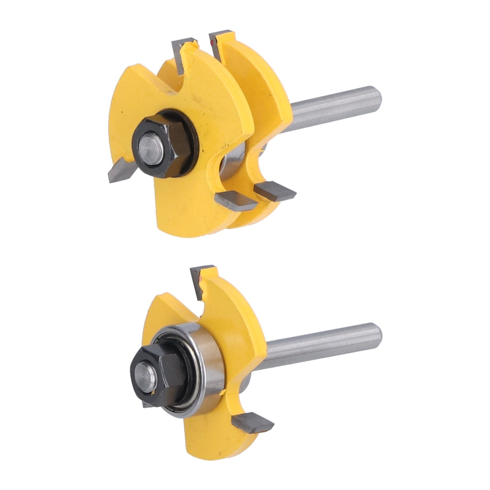 2Pcs T Shape Router Bit High Speed Steel Wood Milling Cutter for DIY Woodworking Carpentry - Image 5