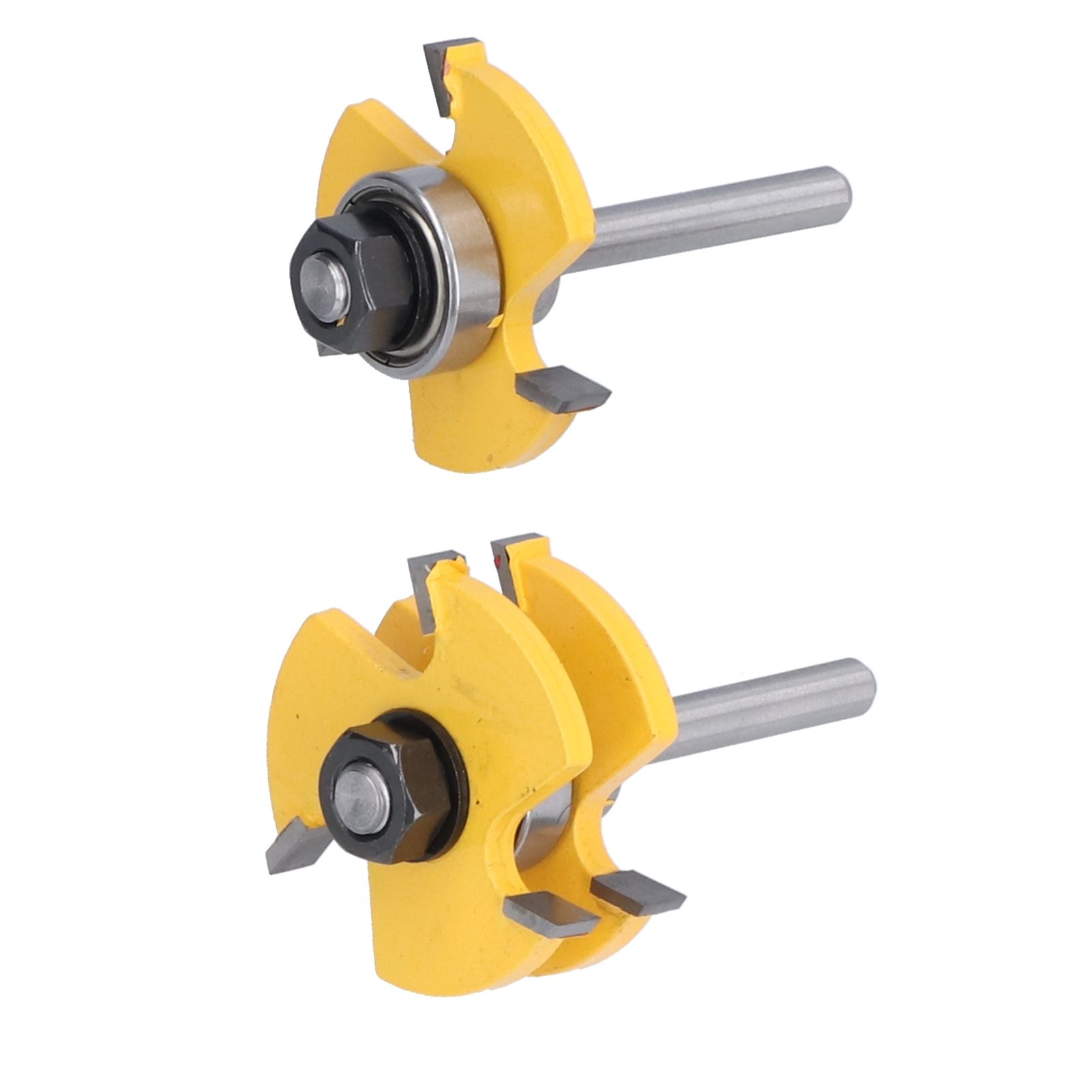 2Pcs T Shape Router Bit High Speed Steel Wood Milling Cutter for DIY Woodworking Carpentry - Image 6