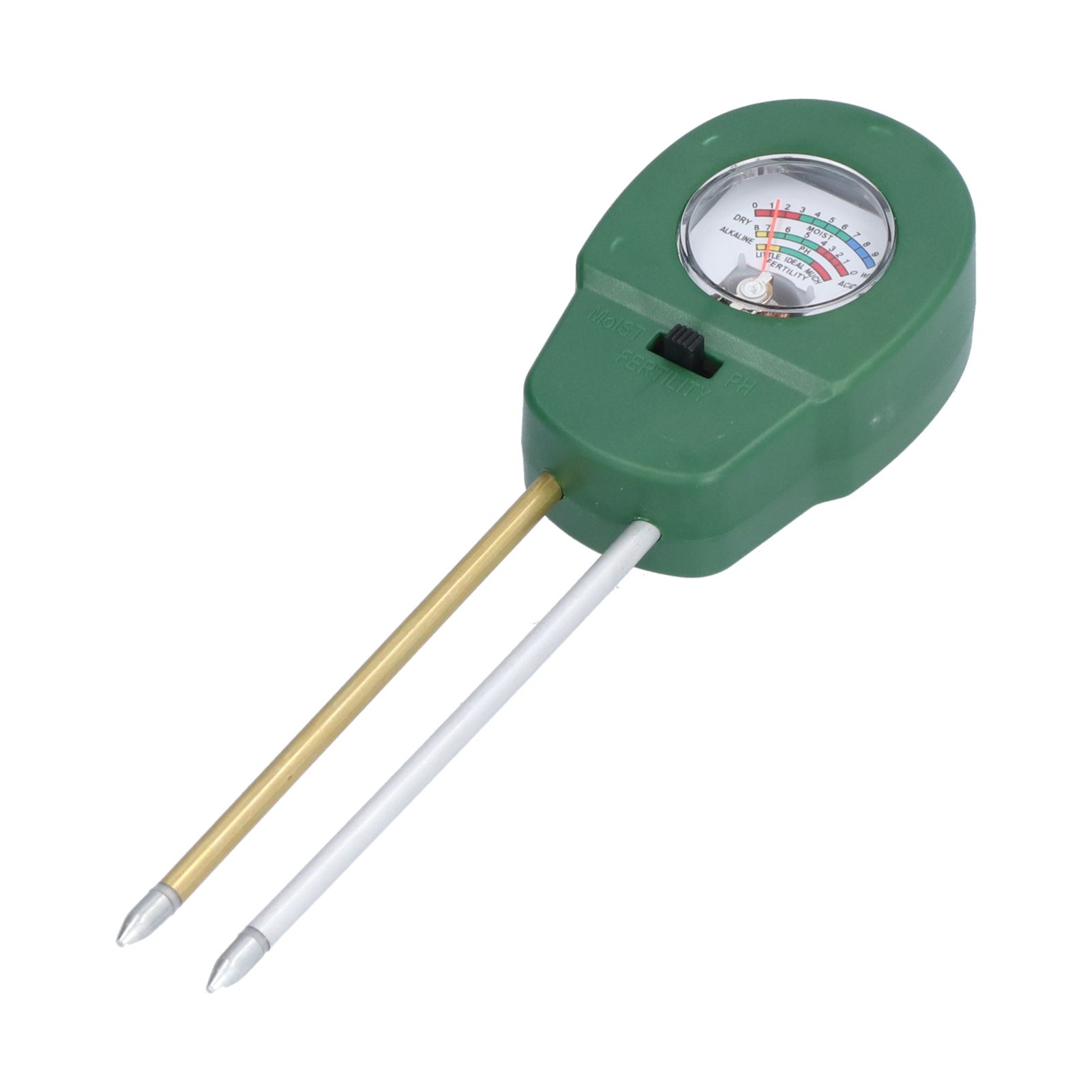 3 In 1 Soil Moisture Meter 2 Needles Adjustable PH Value Fertility Soil Test Tool for Garden Courtyard Outdoor - Image 4