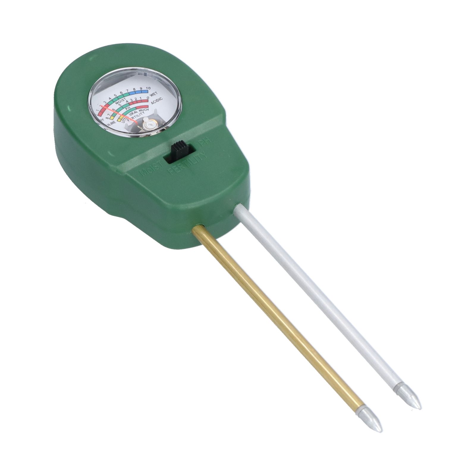 3 In 1 Soil Moisture Meter 2 Needles Adjustable PH Value Fertility Soil Test Tool for Garden Courtyard Outdoor - Image 5