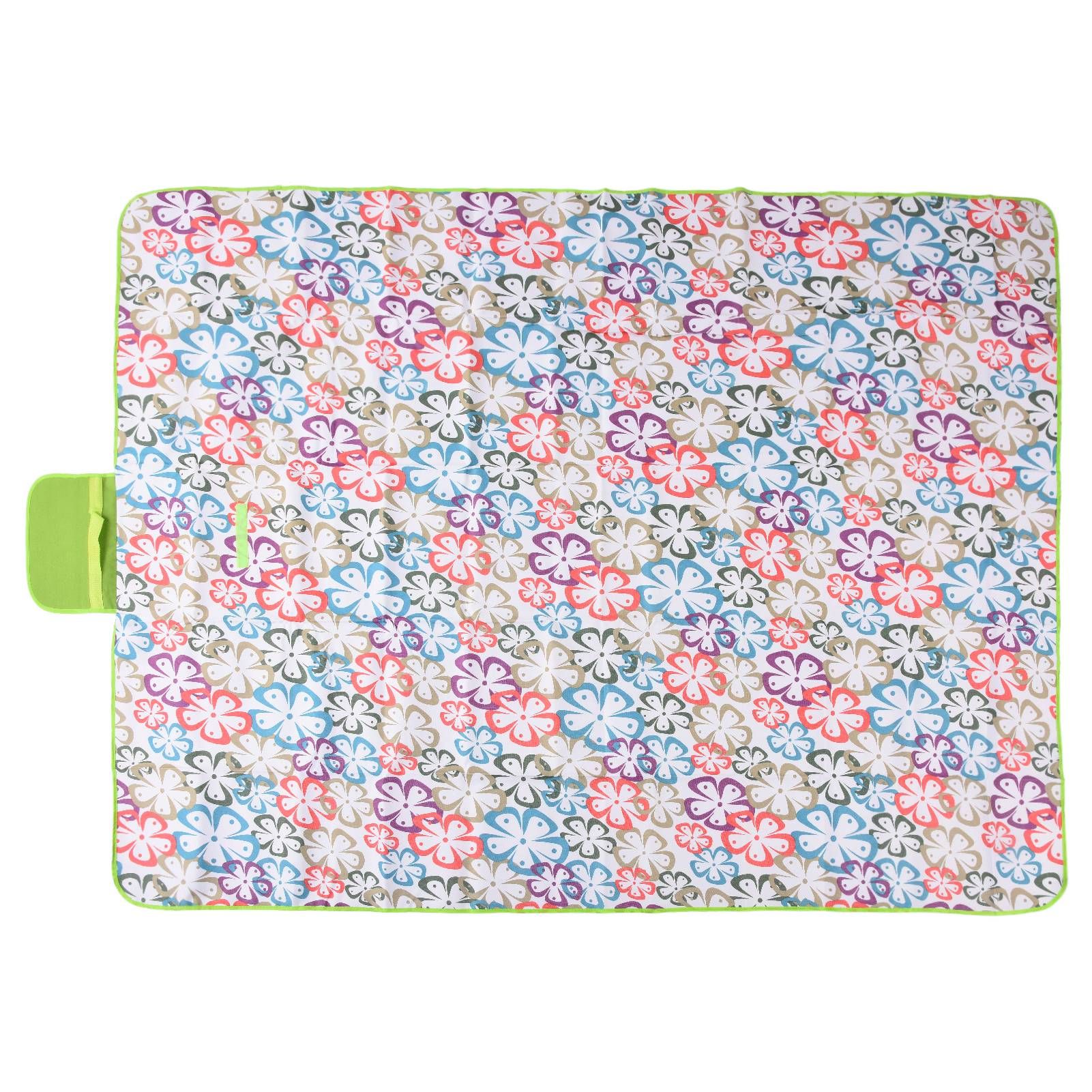 145/200 Picnic Blanket Outdoor Blanket with Large Size Waterproof Sandproof Portable for Camping and TravelingFloral - Image 1