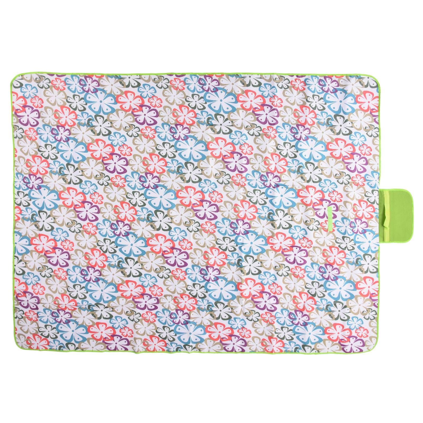 145/200 Picnic Blanket Outdoor Blanket with Large Size Waterproof Sandproof Portable for Camping and TravelingFloral - Image 7