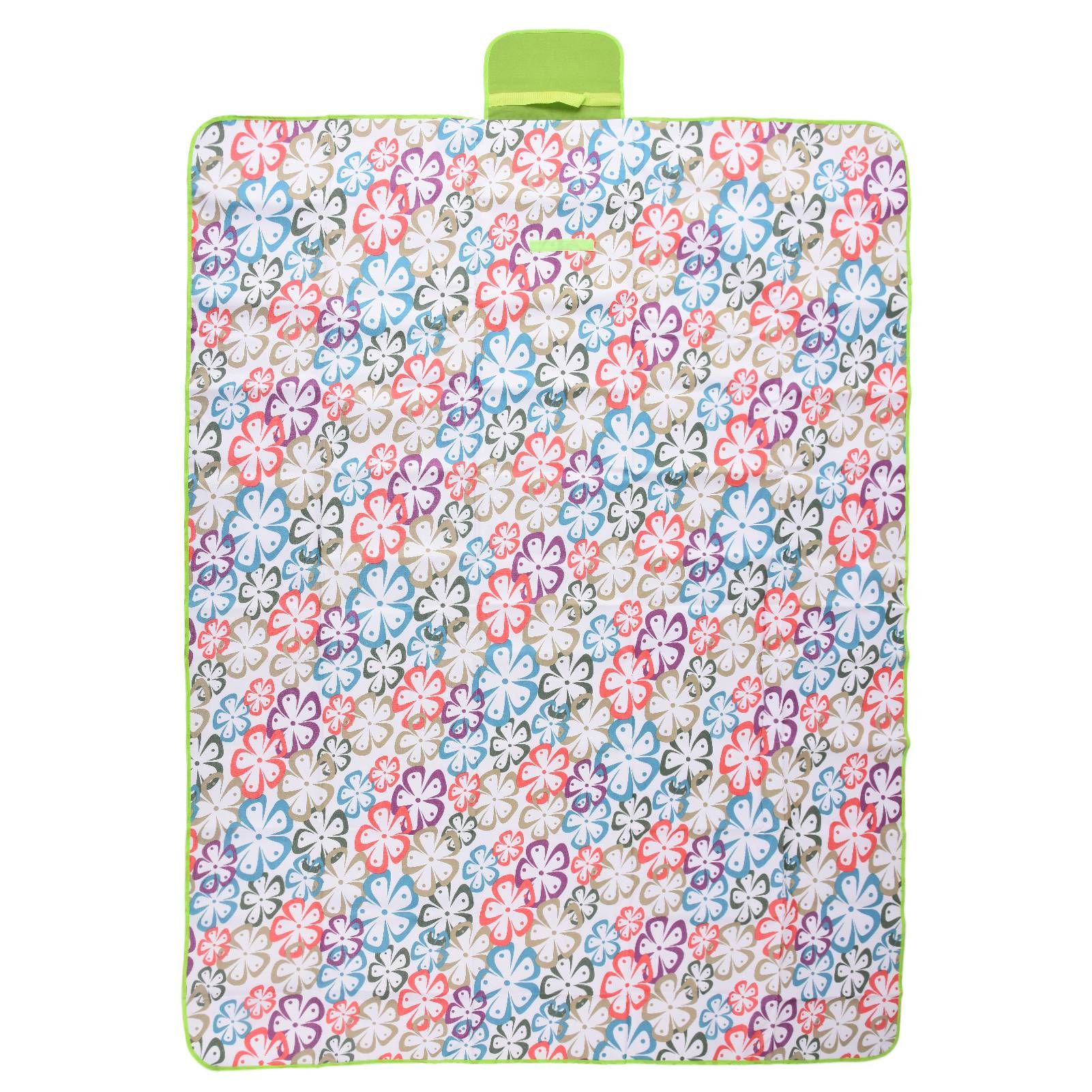 145/200 Picnic Blanket Outdoor Blanket with Large Size Waterproof Sandproof Portable for Camping and TravelingFloral - Image 8