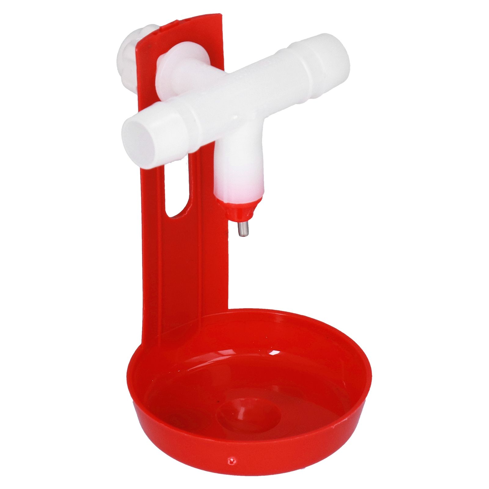 10 Set Chicken Drinking Cup Automatic Poultry Drinking Waterer Drinker with White Tee Fitting Durable for Chicken - Image 7