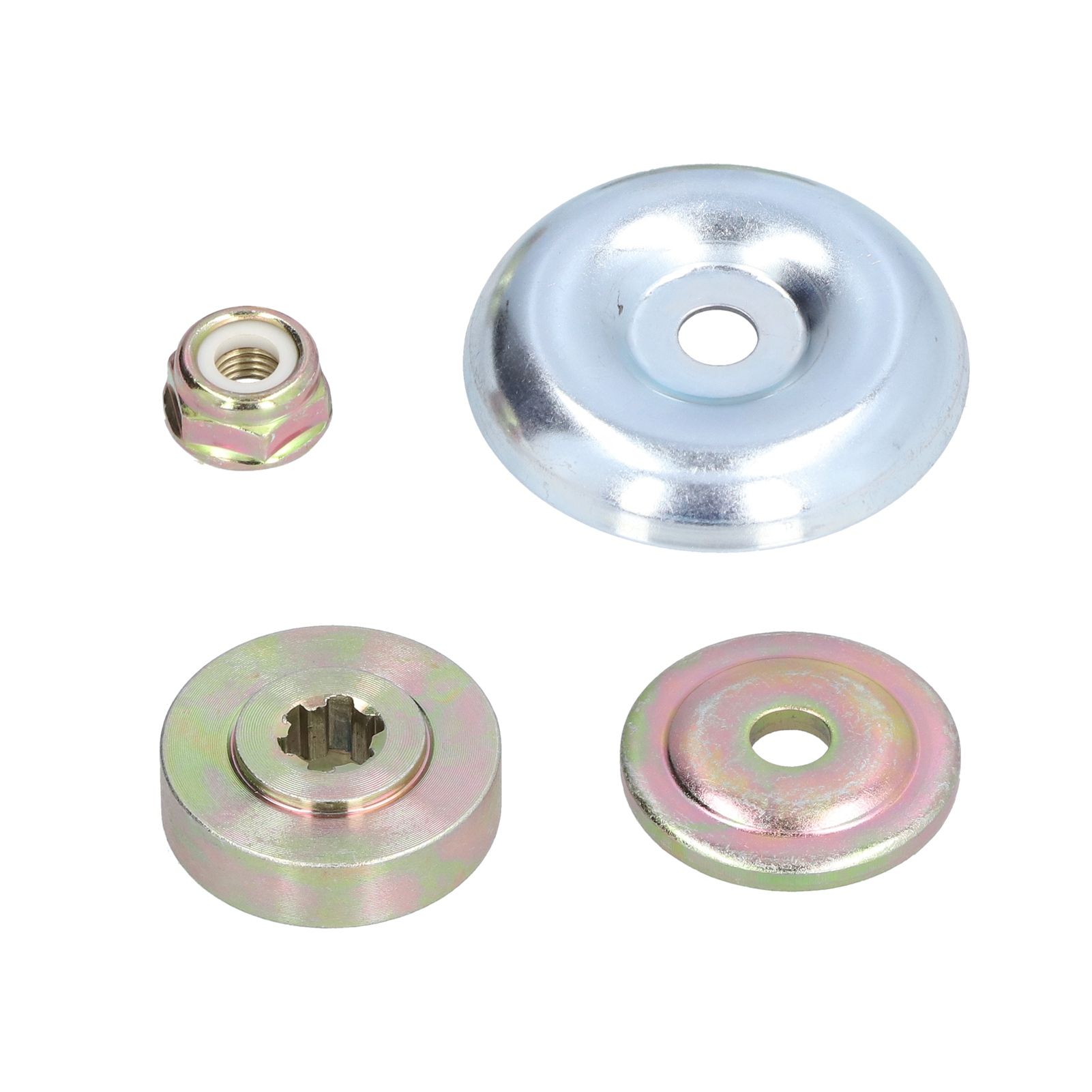 Thrust Plate Guard Washer Thrust Washer Rider Plate Lock Nut Trimmer Head Adapter Kit - Image 2