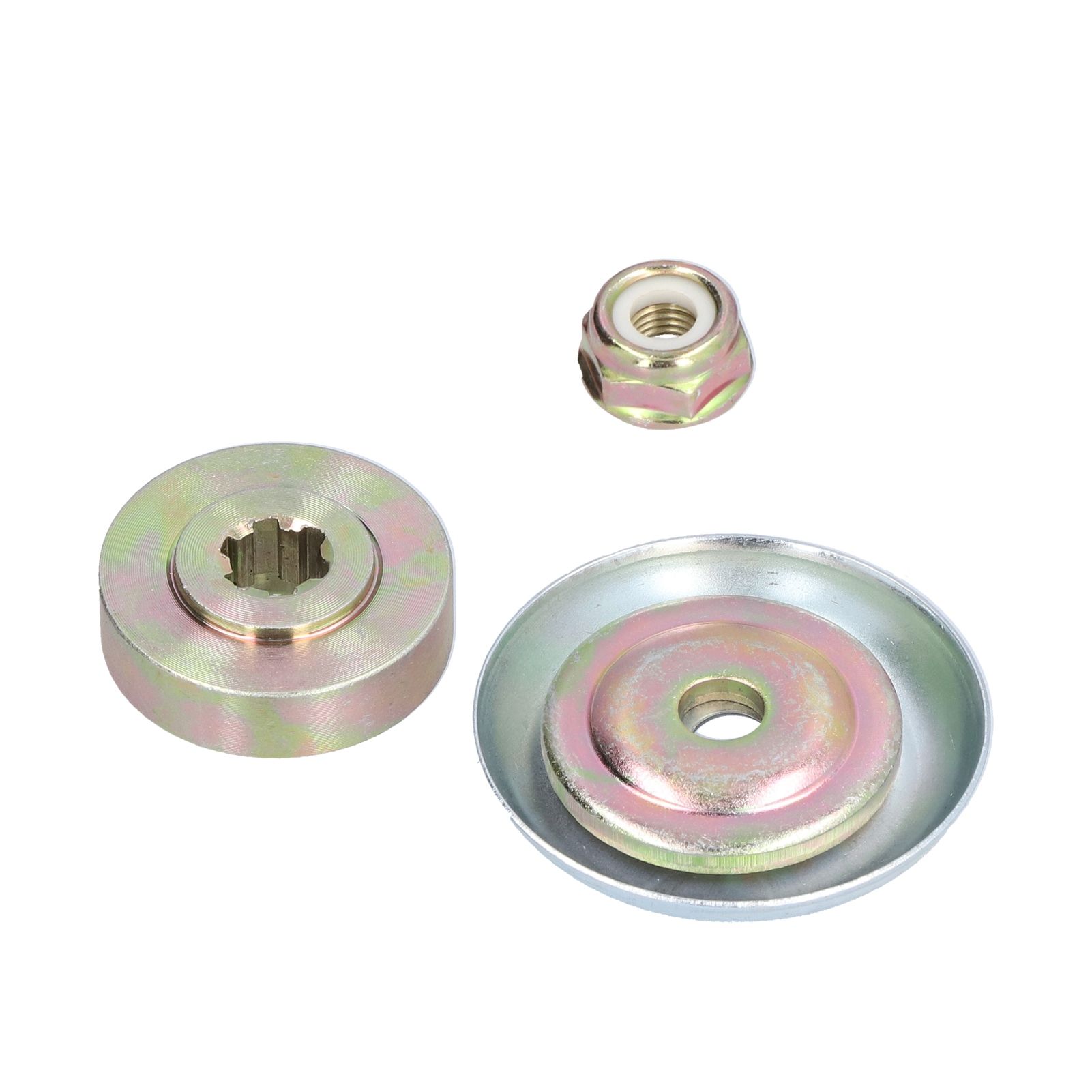 Thrust Plate Guard Washer Thrust Washer Rider Plate Lock Nut Trimmer Head Adapter Kit - Image 3