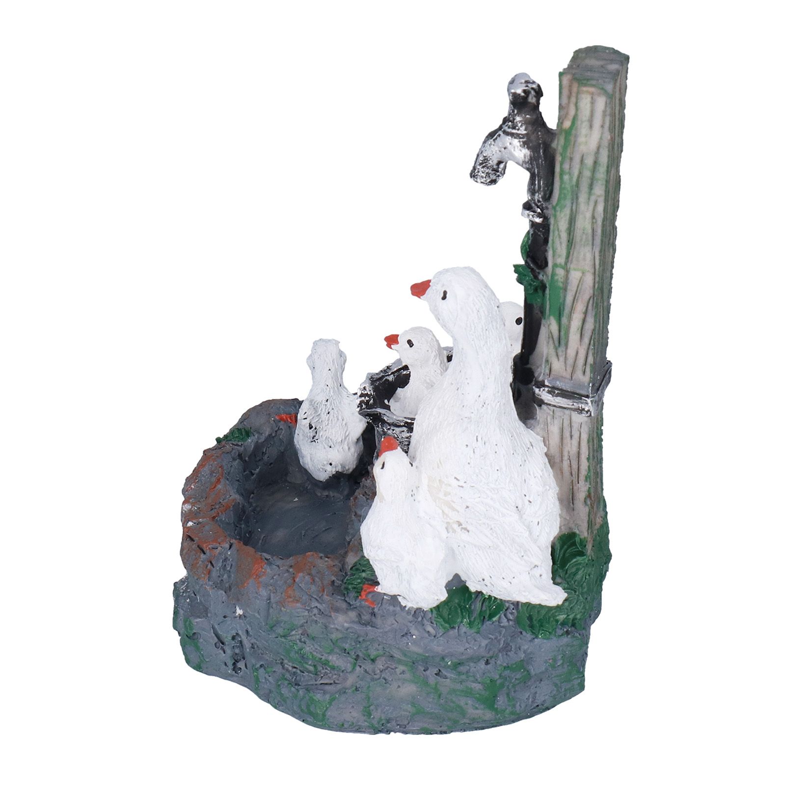 Garden Duck Family Statue Originality Resin Sculpture Ornament Decoration for Yard Patio Fountain Garden - Image 8
