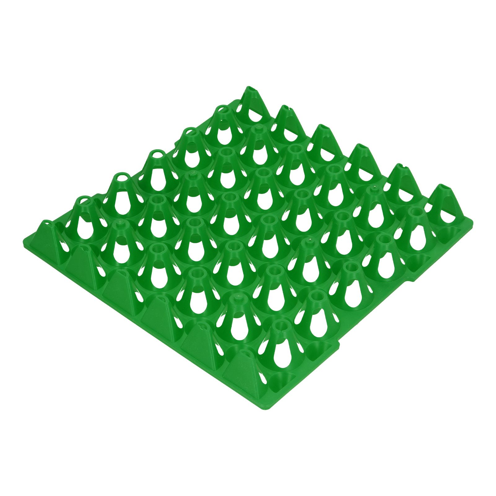 5PCS Plastic Egg Flats 30 Cell Egg Crates Holder Tray for Storage Transportation Home Farm SuppliesGreen - Image 2