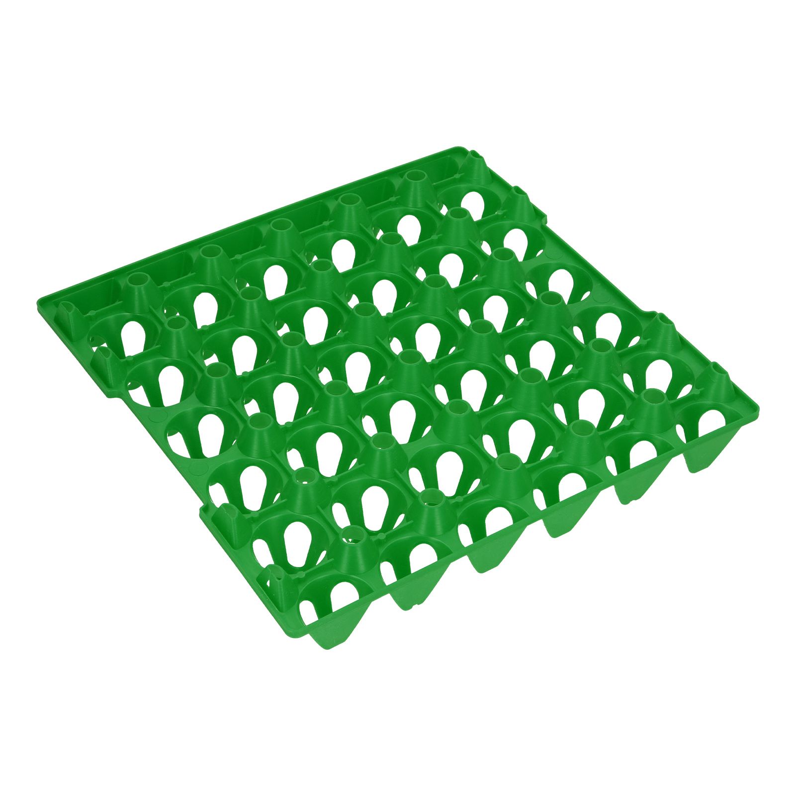5PCS Plastic Egg Flats 30 Cell Egg Crates Holder Tray for Storage Transportation Home Farm SuppliesGreen - Image 4