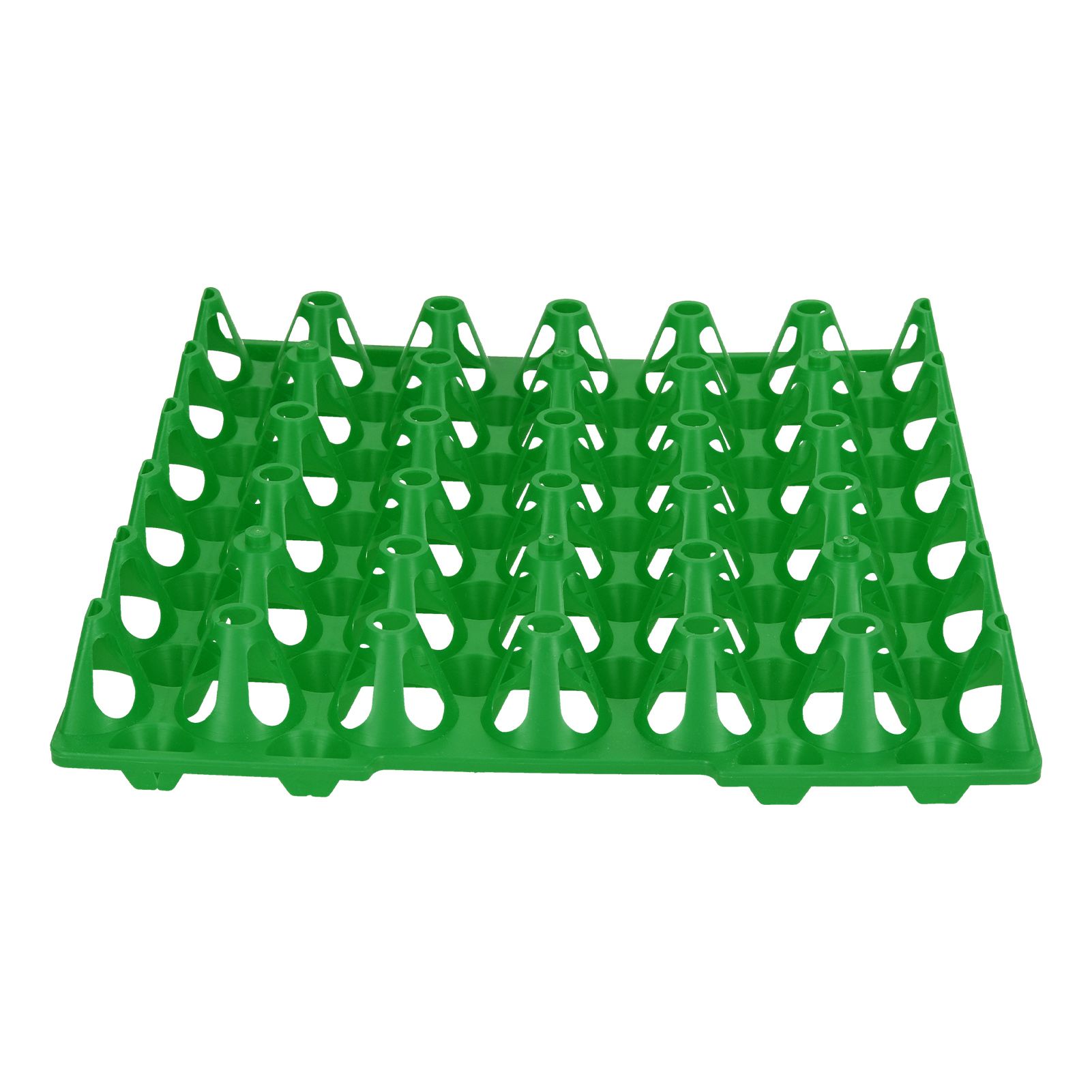 5PCS Plastic Egg Flats 30 Cell Egg Crates Holder Tray for Storage Transportation Home Farm SuppliesGreen - Image 8