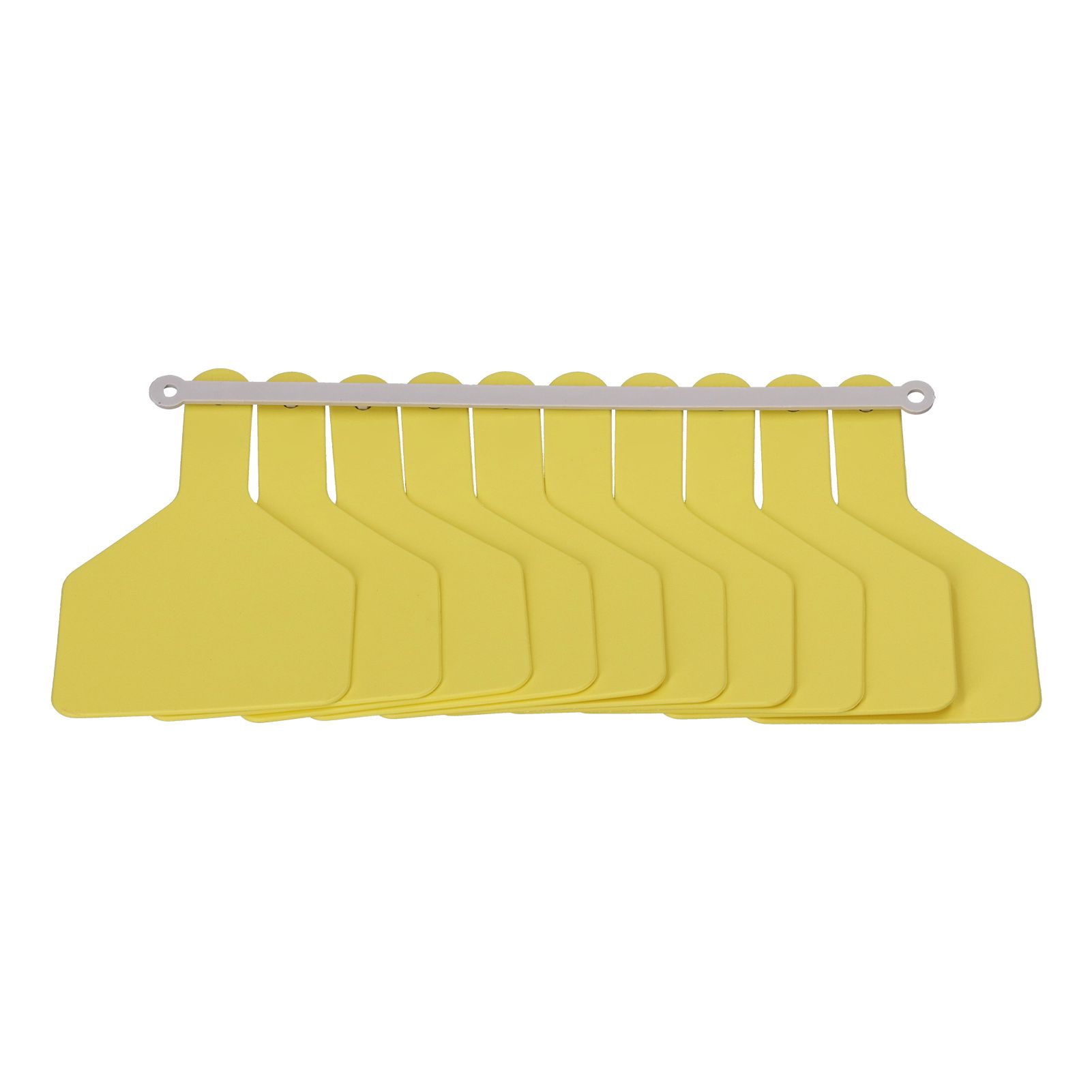 100Pcs Plastic Integrated Ear Tag Kit Livestock Farm Ear Label Tag for Cow Cattle Identification Yellow - Image 3