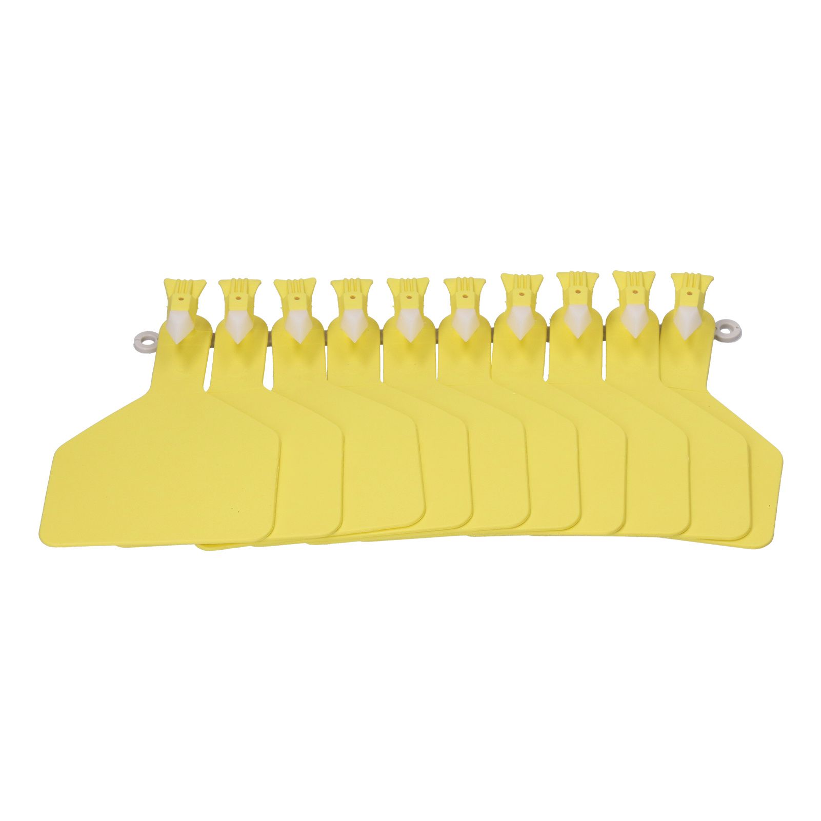100Pcs Plastic Integrated Ear Tag Kit Livestock Farm Ear Label Tag for Cow Cattle Identification Yellow - Image 4