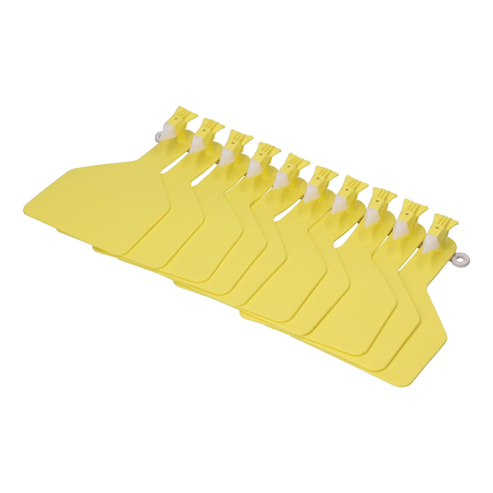 100Pcs Plastic Integrated Ear Tag Kit Livestock Farm Ear Label Tag for Cow Cattle Identification Yellow - Image 5