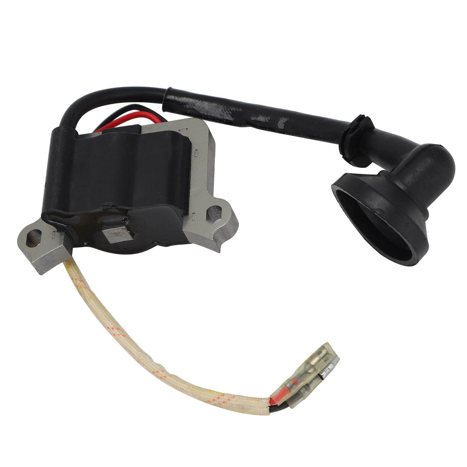 Lawn Mower Ignition Coil Plastic Case Manganese Steel Silicone Ignition Coil Fit for 43CC 52CC CG430 CG520 - Image 1
