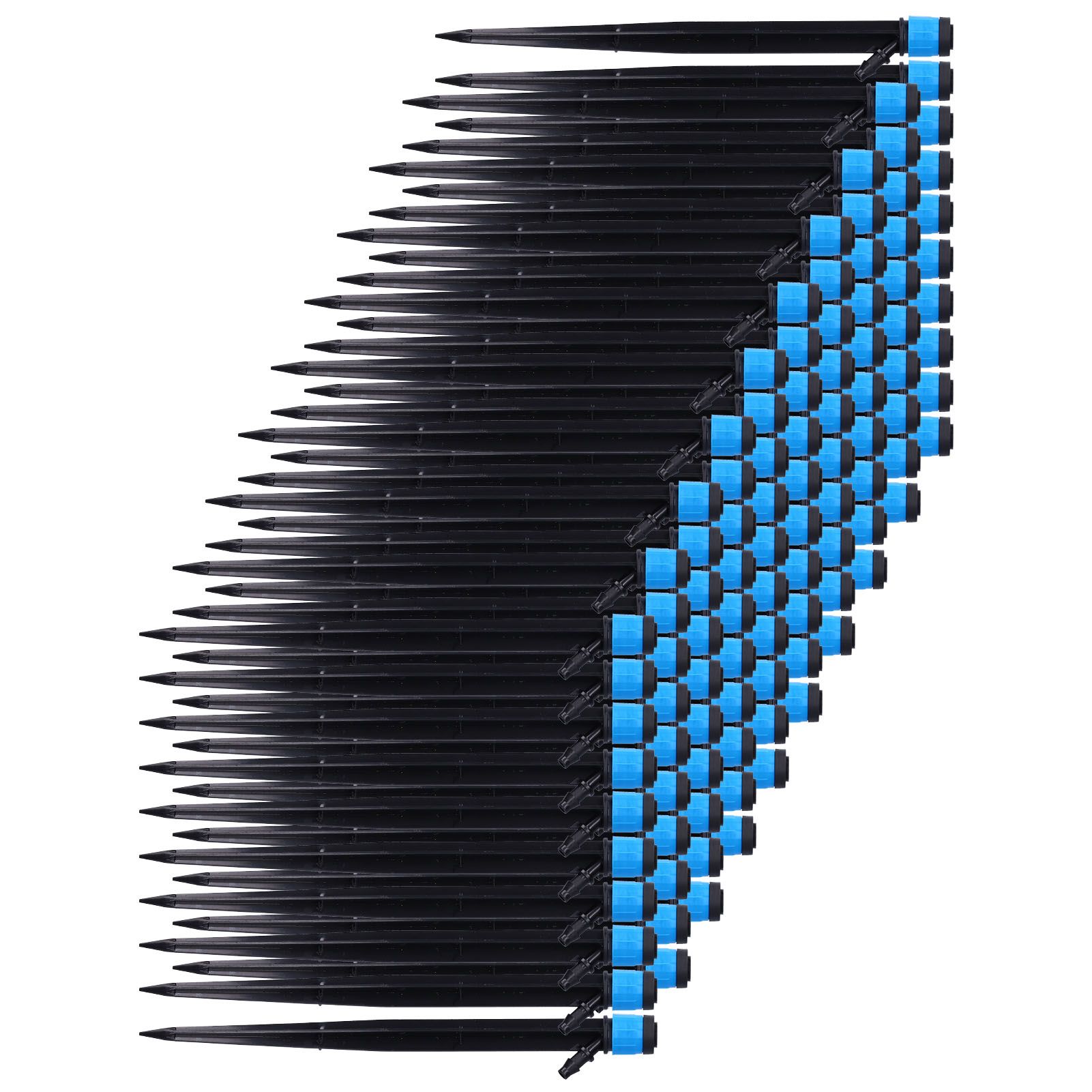 100Pcs/Bag Drip Irrigation Emitters 18cm Universal 360 Degree Drip Sprinkler Head for 4/7mm Tube - Image 5