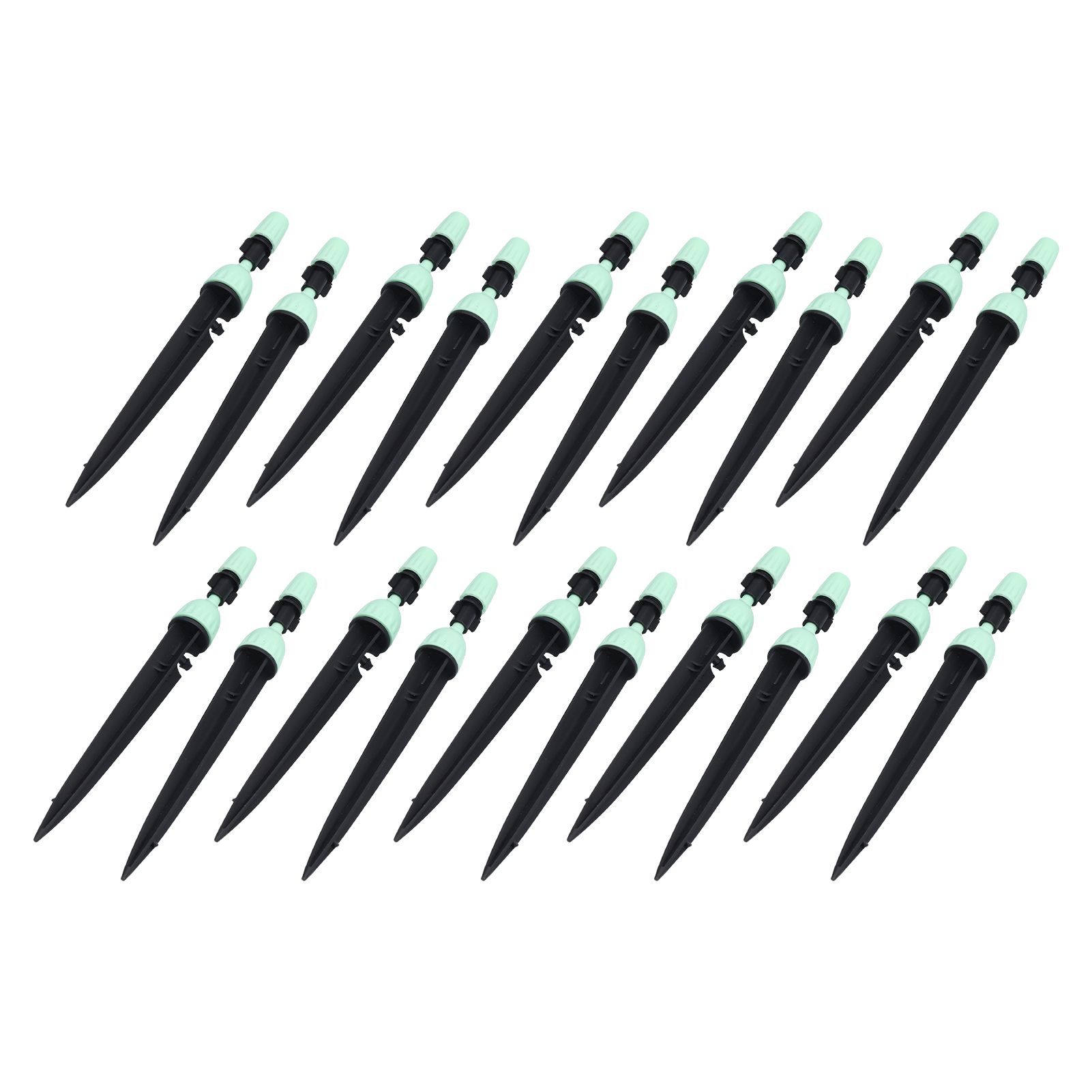 20 Set Multifunctional Spray Dripper Adjustable Irrigation Atomizing Sprinklers Drip Irrigation SystemCyan - Image 2