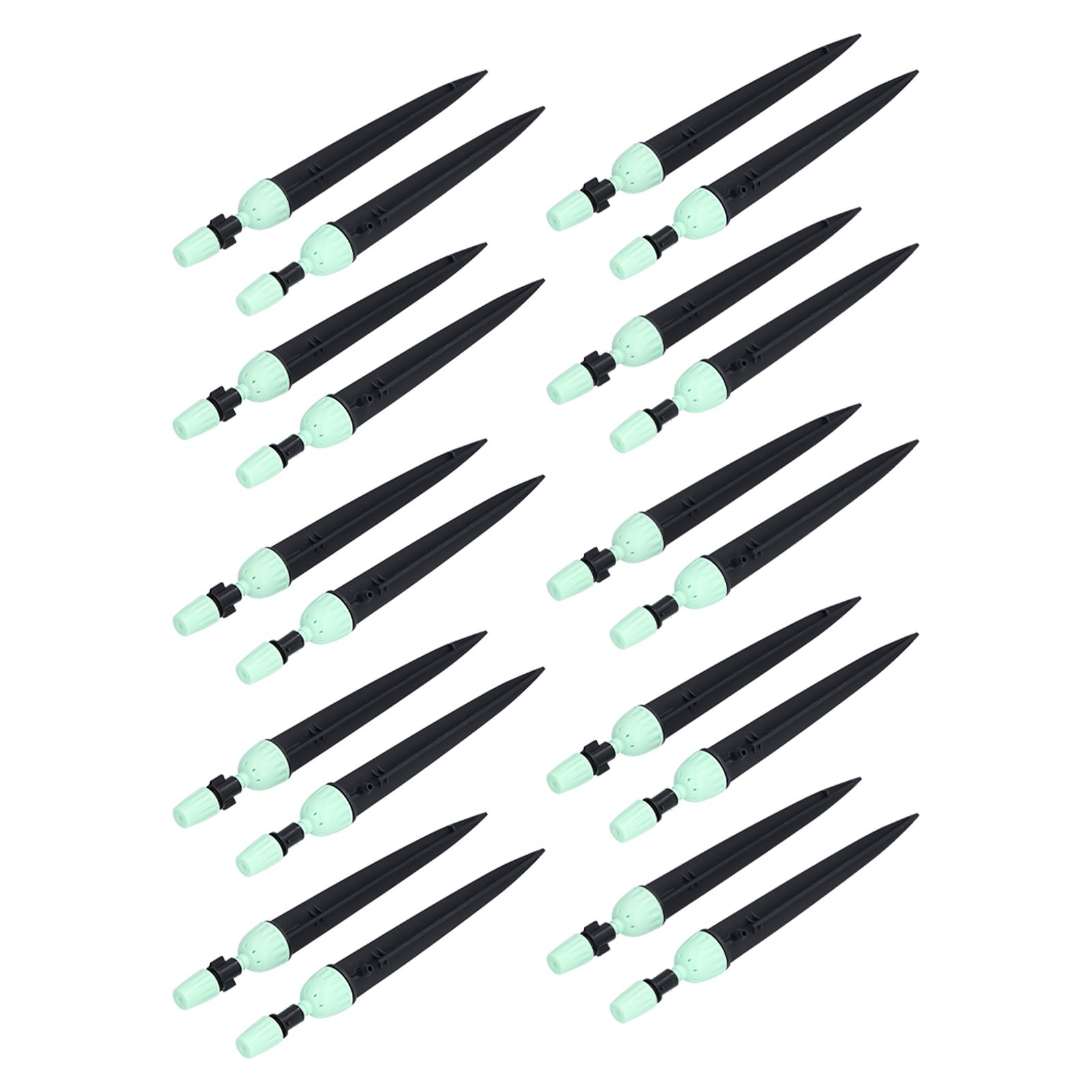 20 Set Multifunctional Spray Dripper Adjustable Irrigation Atomizing Sprinklers Drip Irrigation SystemCyan - Image 6