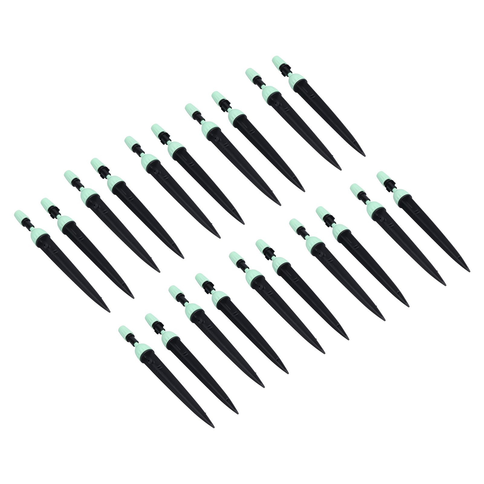 20 Set Multifunctional Spray Dripper Adjustable Irrigation Atomizing Sprinklers Drip Irrigation SystemCyan - Image 8