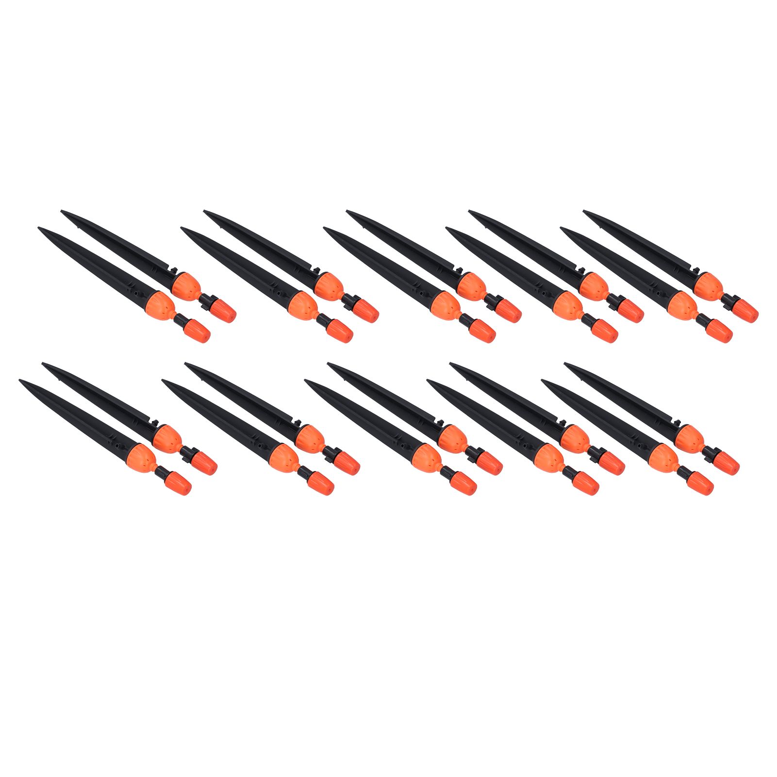 20 Set Multifunctional Spray Dripper Adjustable Irrigation Atomizing Sprinklers Drip Irrigation SystemOrange - Image 2