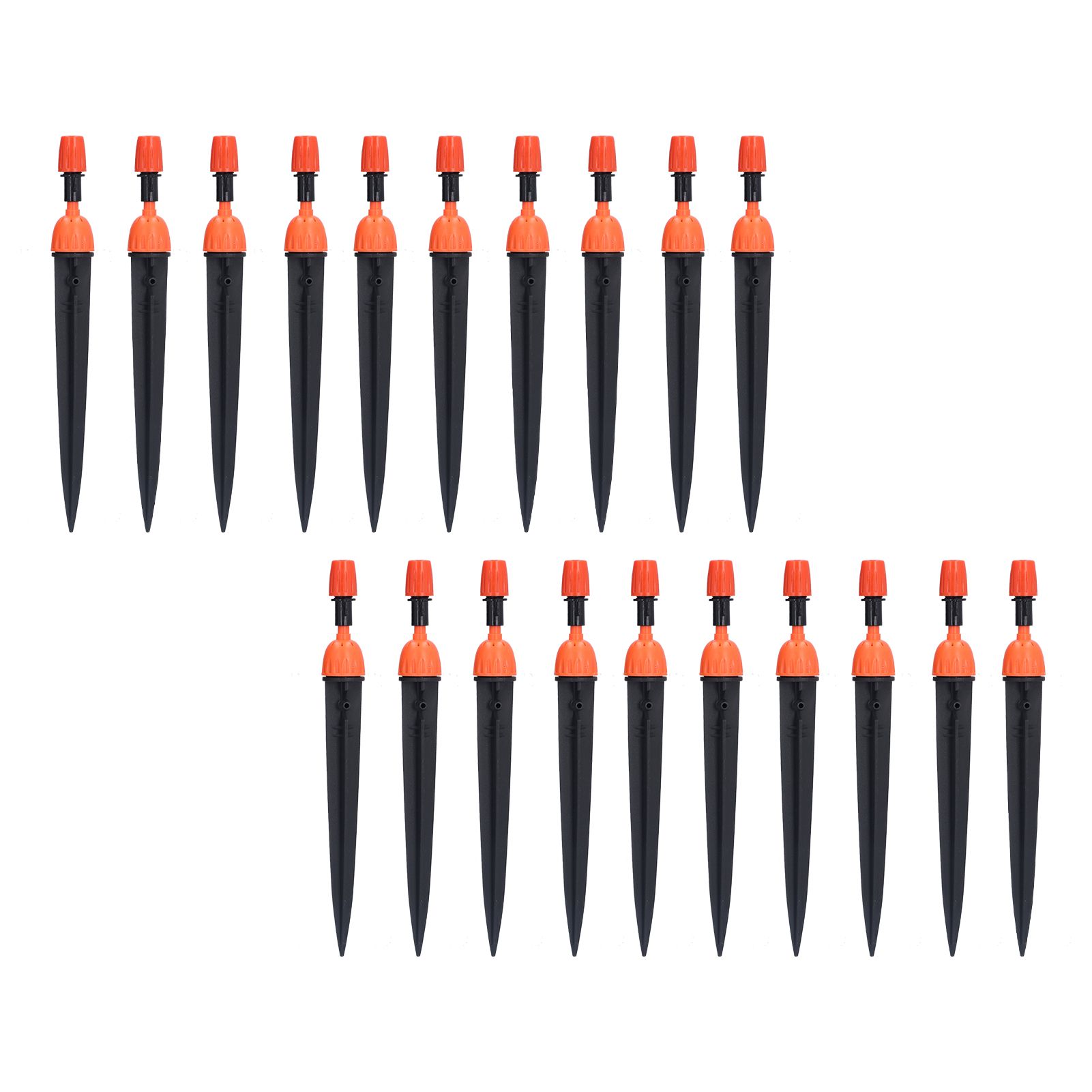 20 Set Multifunctional Spray Dripper Adjustable Irrigation Atomizing Sprinklers Drip Irrigation SystemOrange - Image 3
