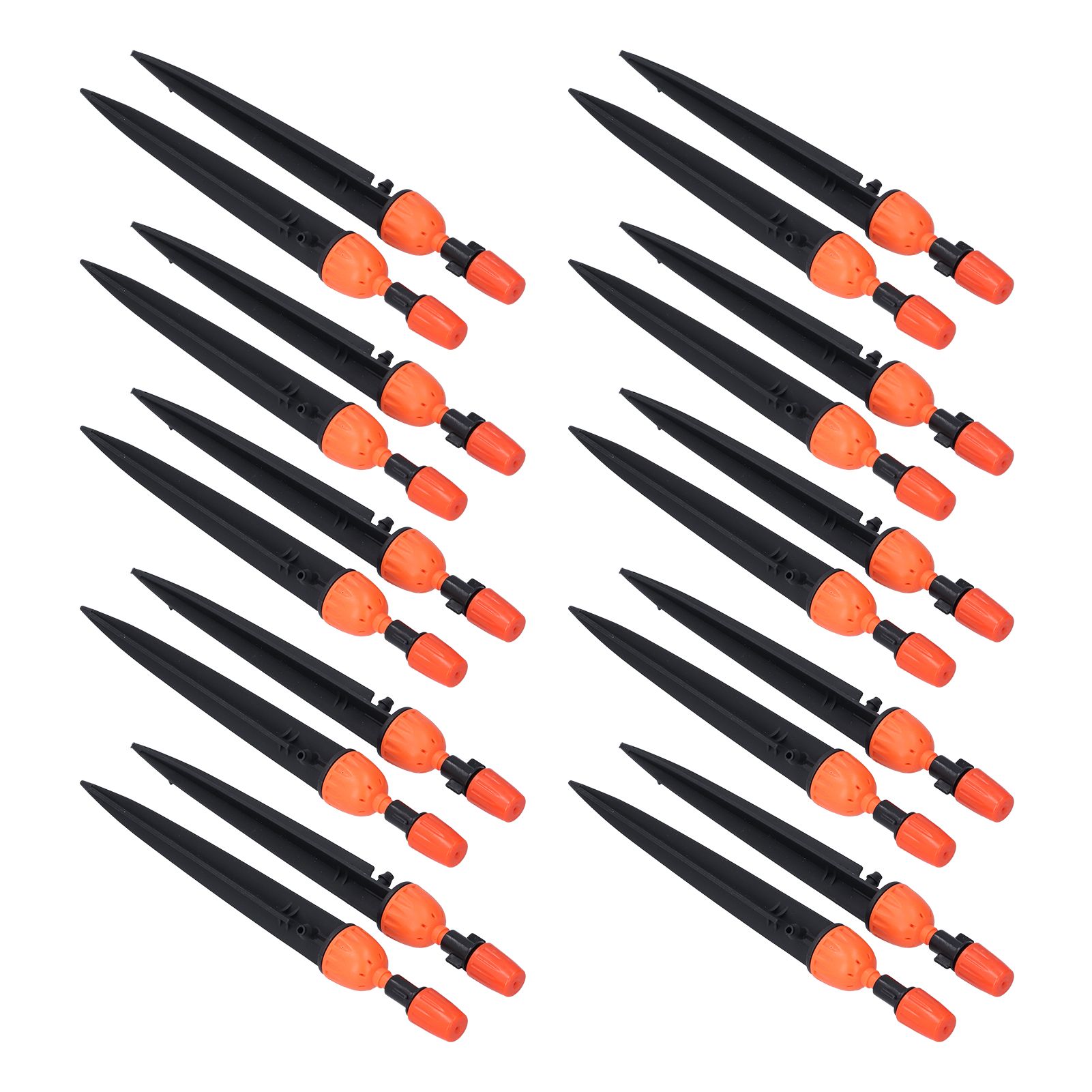 20 Set Multifunctional Spray Dripper Adjustable Irrigation Atomizing Sprinklers Drip Irrigation SystemOrange - Image 4