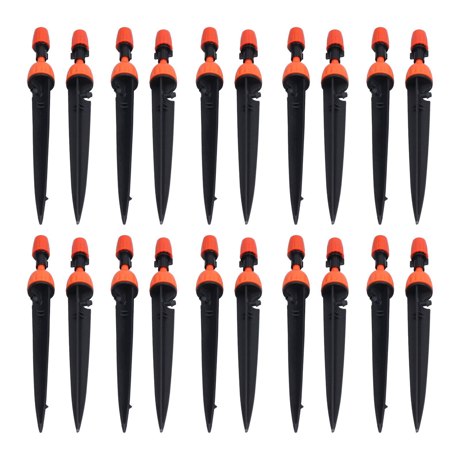 20 Set Multifunctional Spray Dripper Adjustable Irrigation Atomizing Sprinklers Drip Irrigation SystemOrange - Image 5