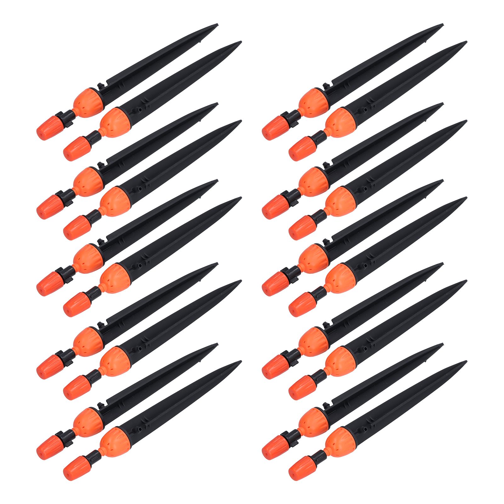 20 Set Multifunctional Spray Dripper Adjustable Irrigation Atomizing Sprinklers Drip Irrigation SystemOrange - Image 6