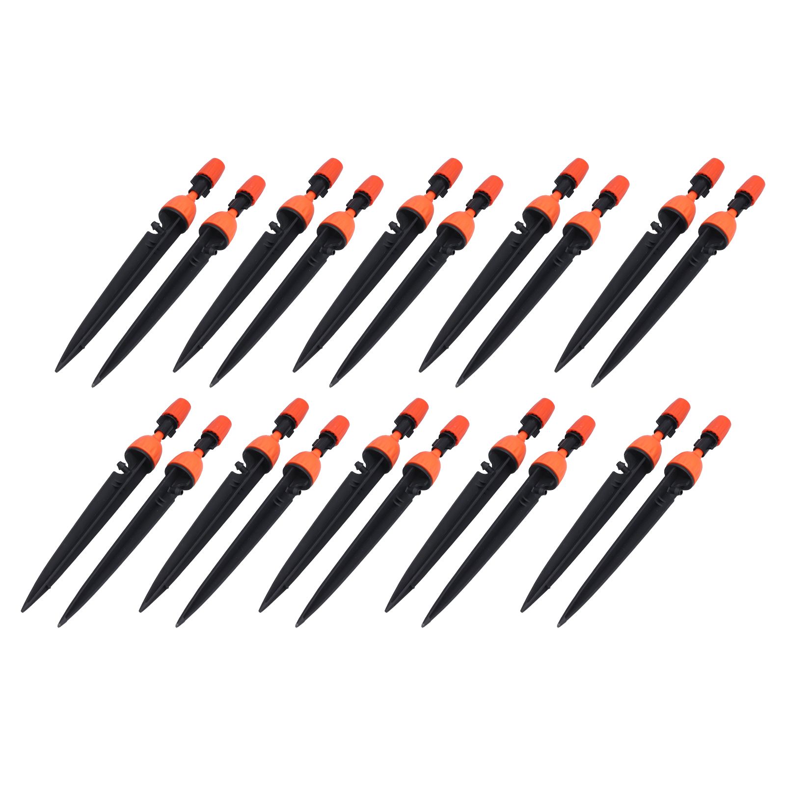 20 Set Multifunctional Spray Dripper Adjustable Irrigation Atomizing Sprinklers Drip Irrigation SystemOrange - Image 8