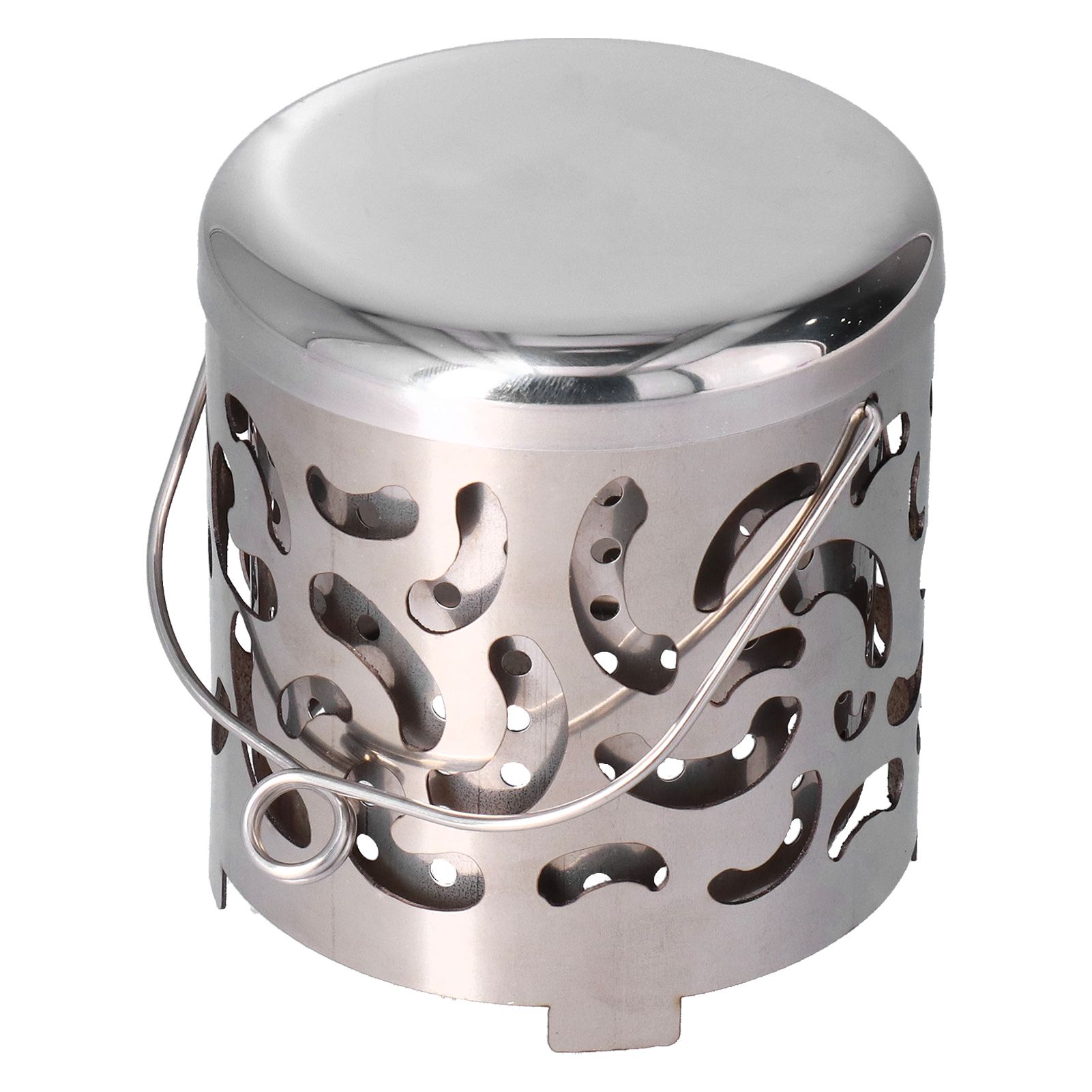 Outdoor Mini Warmer Stainless Steel Camping Stove Portable Warming Stove Cover for Picnic Hiking Barbecue - Image 5