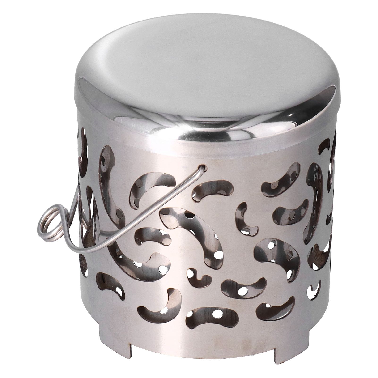 Outdoor Mini Warmer Stainless Steel Camping Stove Portable Warming Stove Cover for Picnic Hiking Barbecue - Image 6