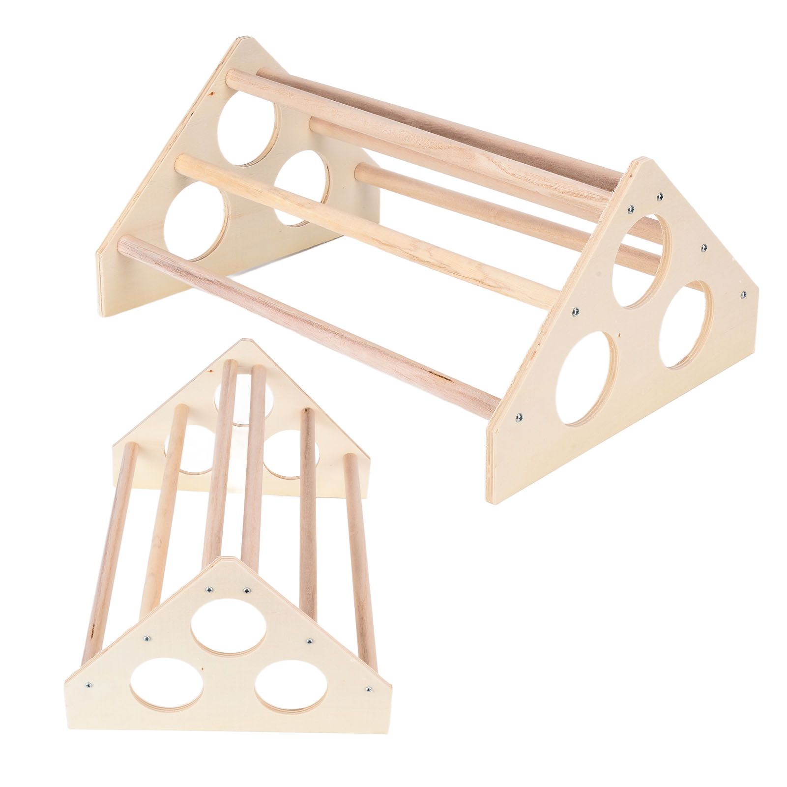 Pet Chicken Wood Stand Hand Made Small Chicken Roost Rack for Poultry House Home Farm - Image 4
