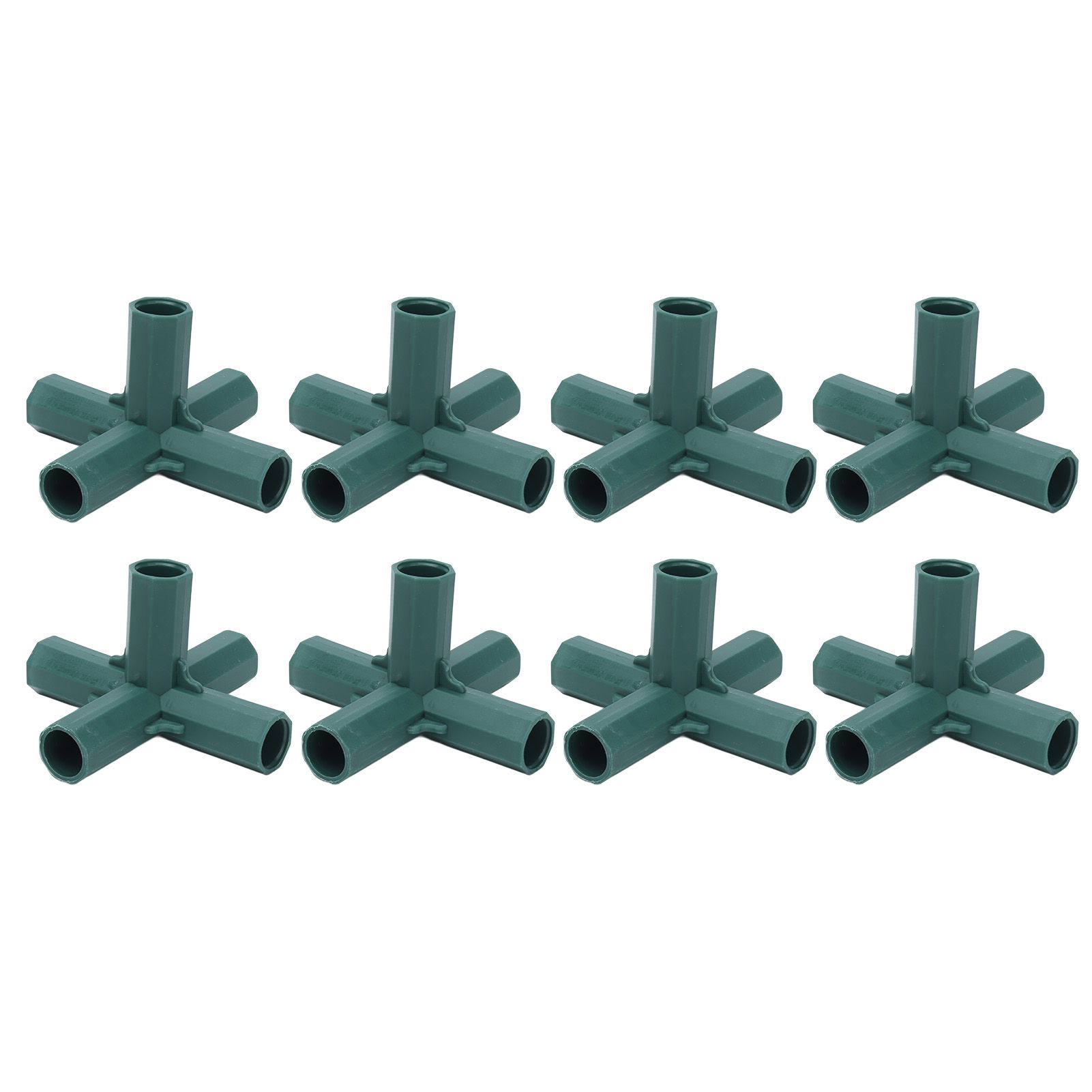 8PCS Plant Support Joint 5 Way Garden Stake Joint Plastic Plant Stake Connector for Greenhouse - Image 1