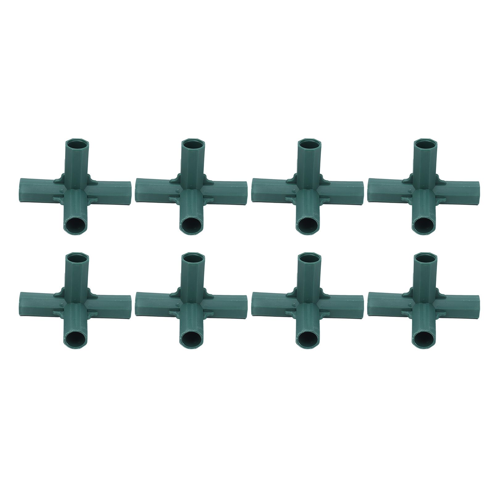 8PCS Plant Support Joint 5 Way Garden Stake Joint Plastic Plant Stake Connector for Greenhouse - Image 2