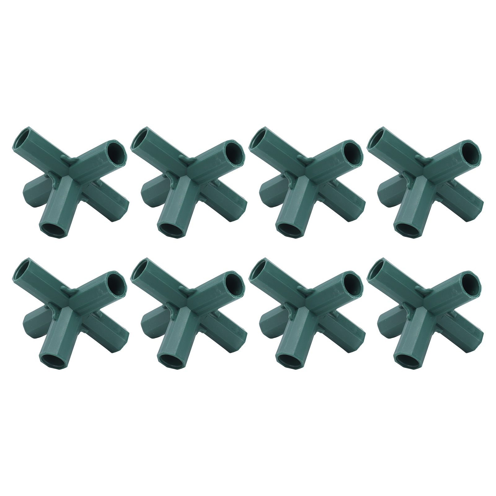 8PCS Plant Support Joint 5 Way Garden Stake Joint Plastic Plant Stake Connector for Greenhouse - Image 3