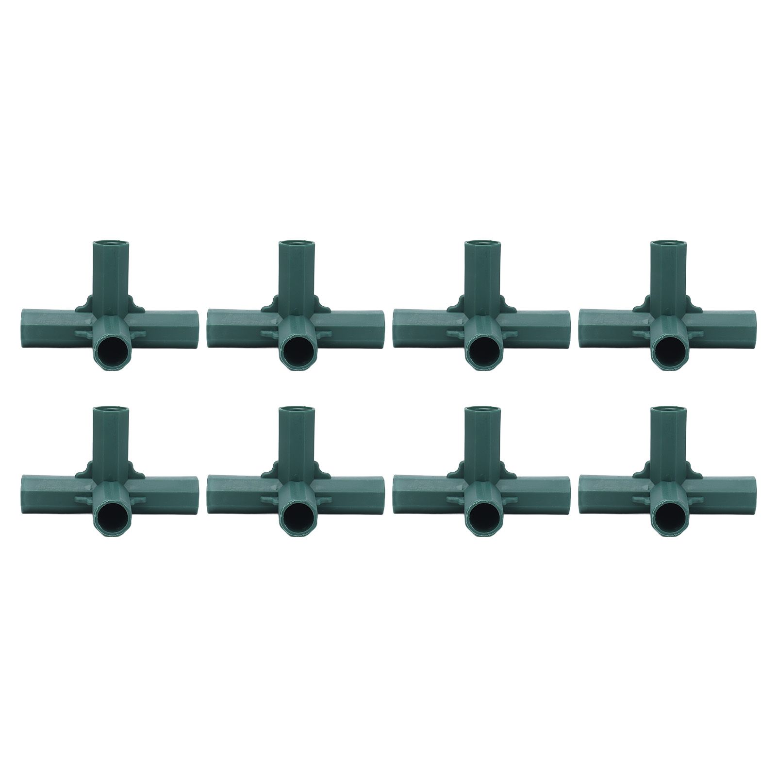8PCS Plant Support Joint 5 Way Garden Stake Joint Plastic Plant Stake Connector for Greenhouse - Image 5