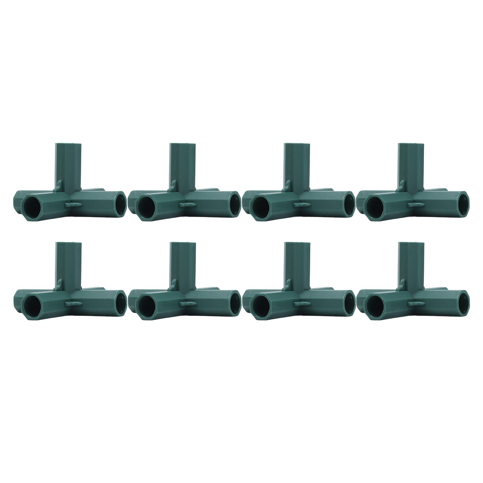 8PCS Plant Support Joint 5 Way Garden Stake Joint Plastic Plant Stake Connector for Greenhouse - Image 6