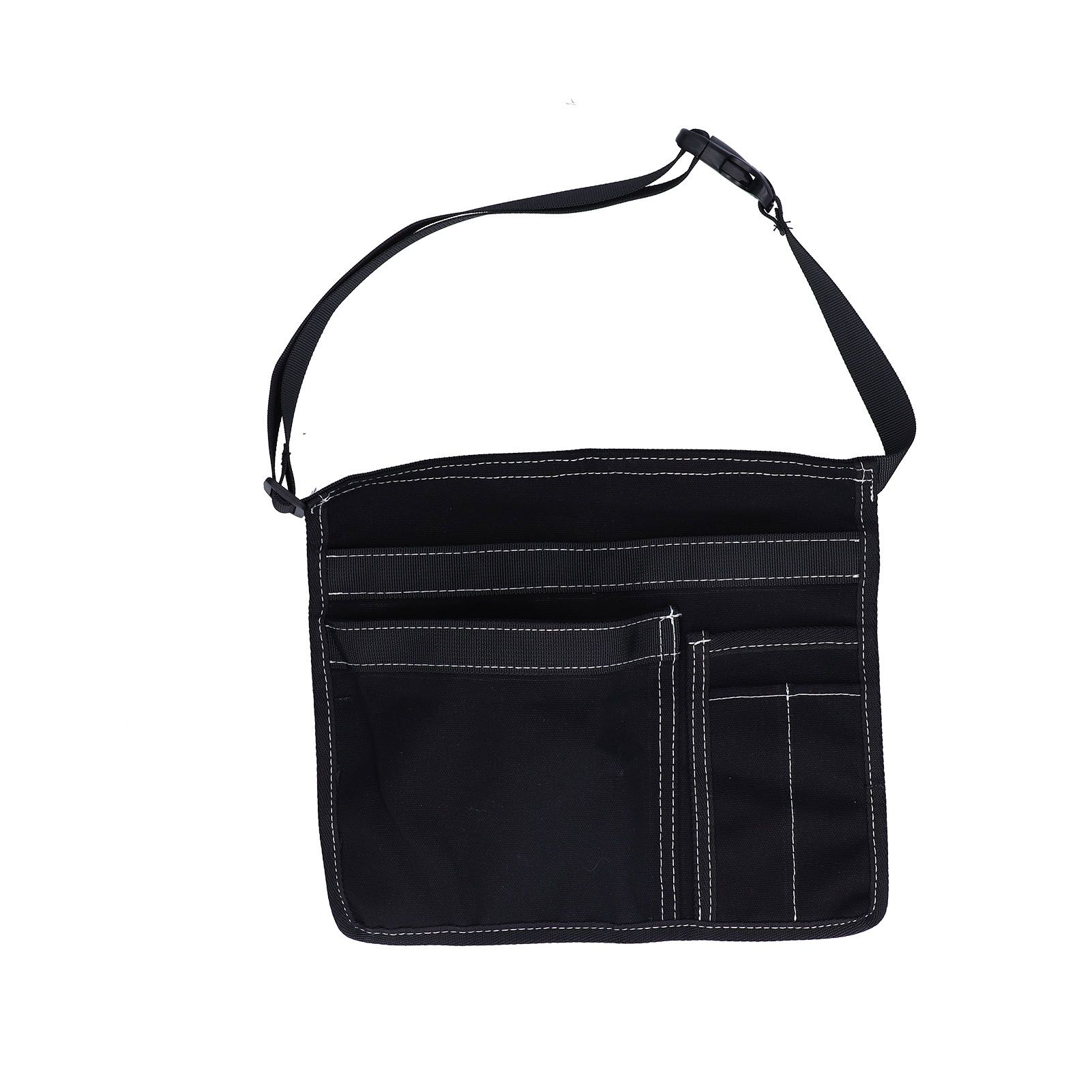 Tool Waist Bag Lightweight Multi Pocket Oxford Cloth Waist Tool Pouch for Garden Climbing OutdoorBlack - Image 1
