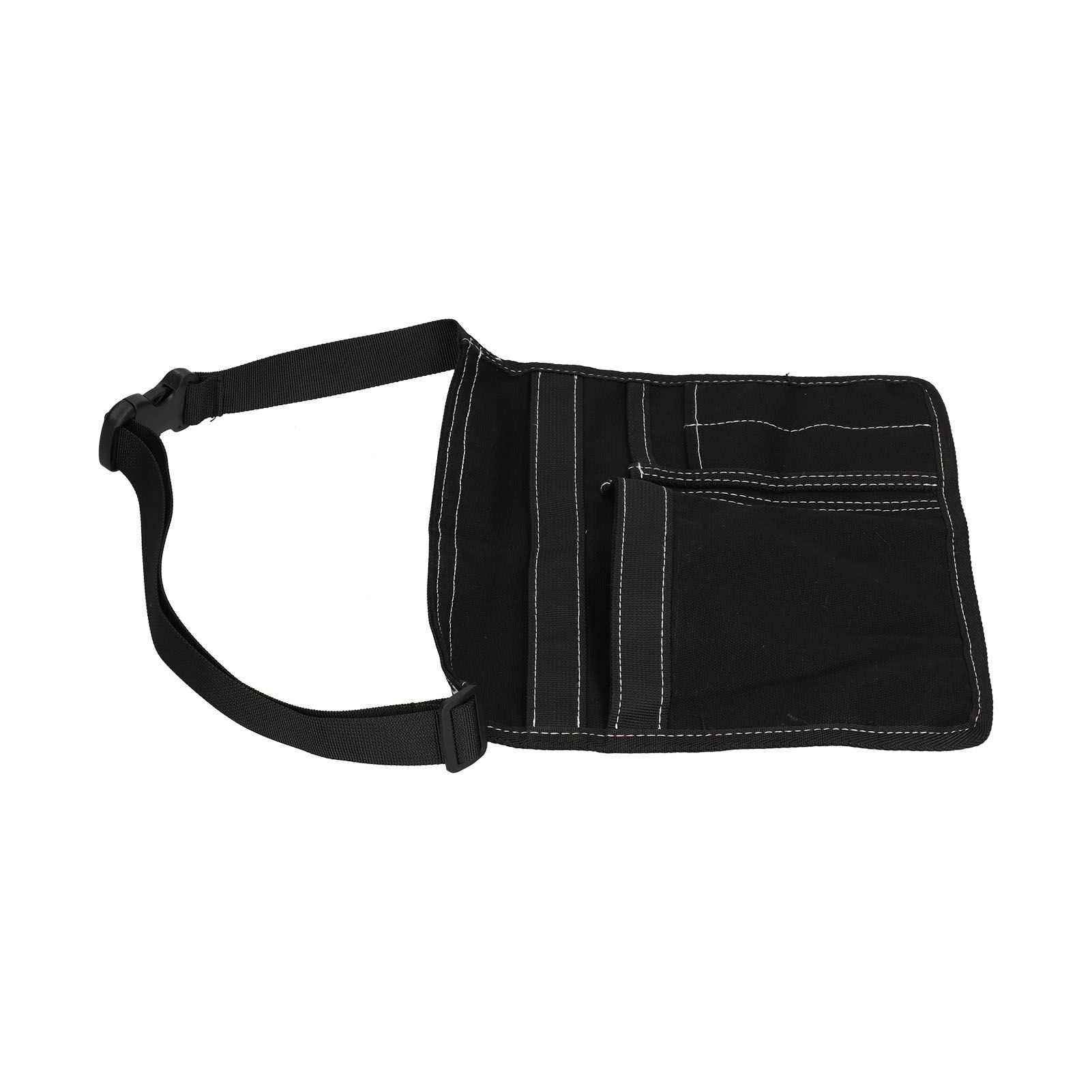 Tool Waist Bag Lightweight Multi Pocket Oxford Cloth Waist Tool Pouch for Garden Climbing OutdoorBlack - Image 3