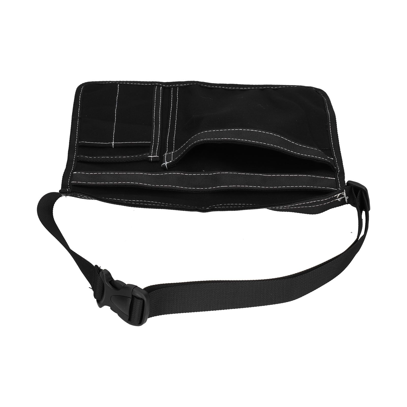 Tool Waist Bag Lightweight Multi Pocket Oxford Cloth Waist Tool Pouch for Garden Climbing OutdoorBlack - Image 5