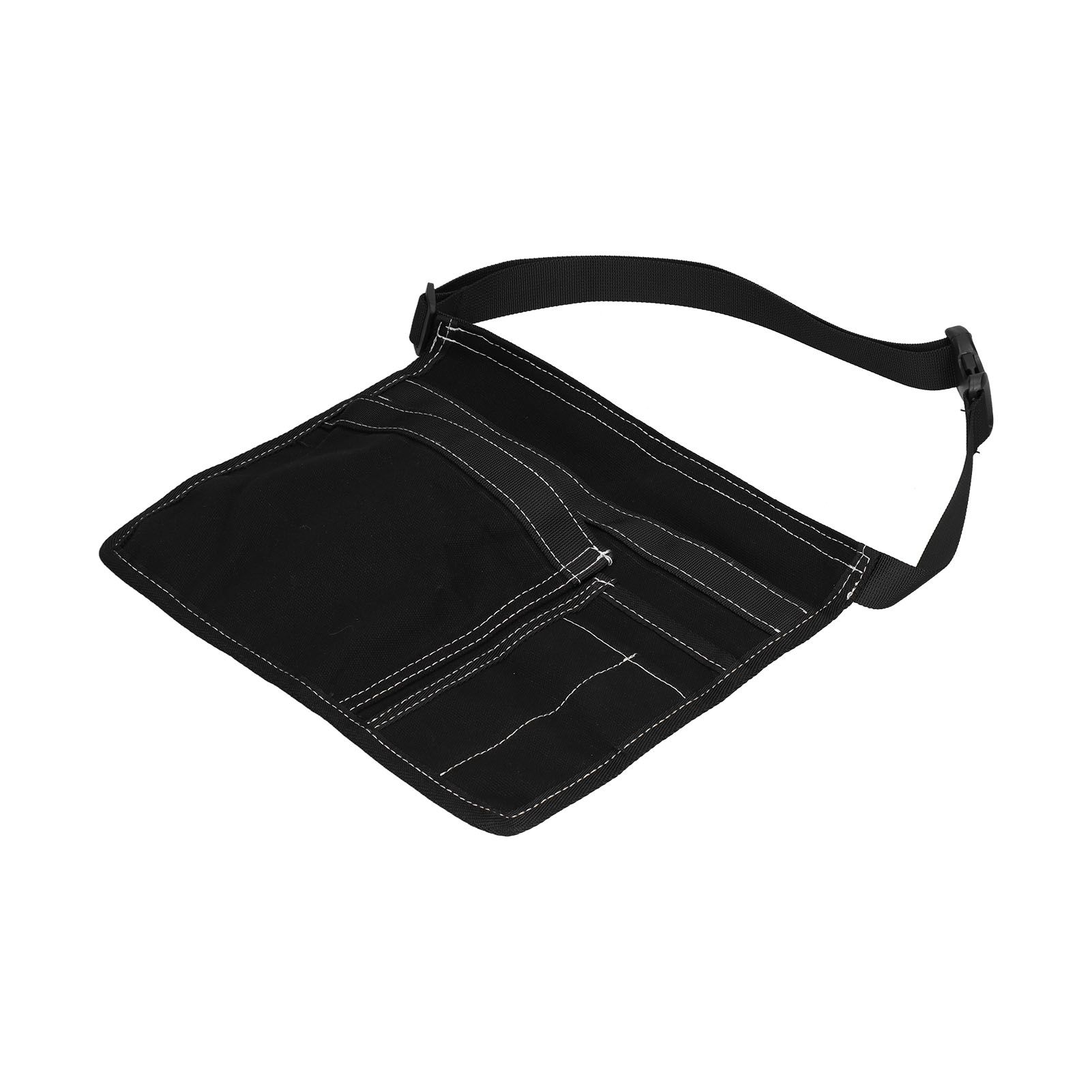 Tool Waist Bag Lightweight Multi Pocket Oxford Cloth Waist Tool Pouch for Garden Climbing OutdoorBlack - Image 8