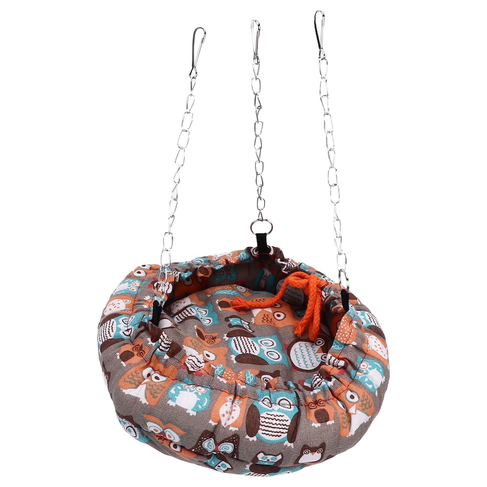 Bird Bed Safe Warm Soft Plush Easy Storage Space Saving Easy Cleaning Suspensible Design Bird Nest for Home Travel - Image 1