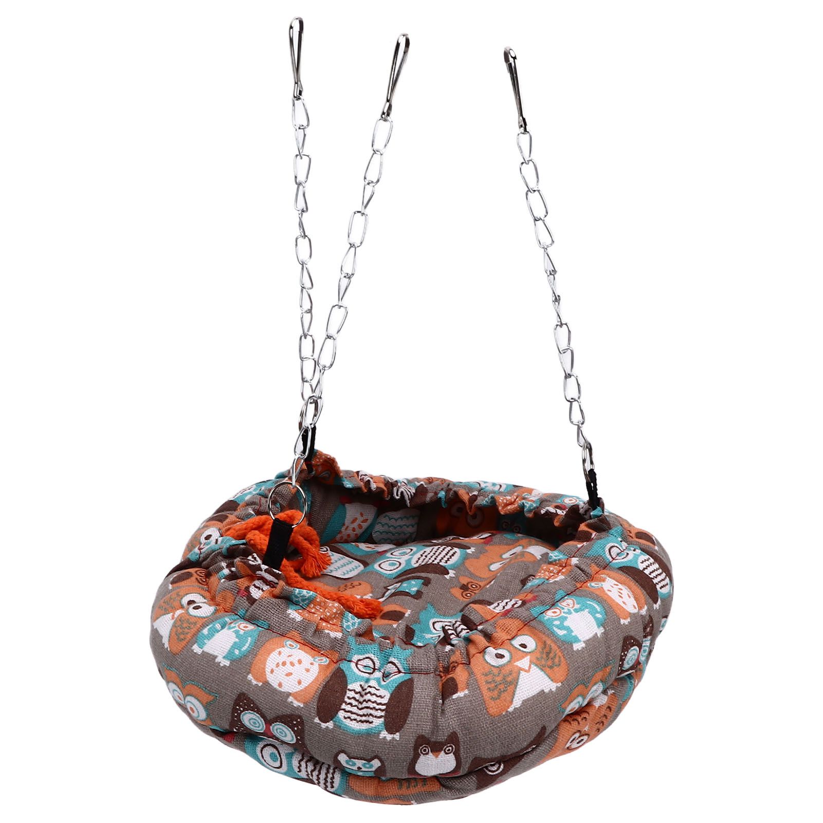 Bird Bed Safe Warm Soft Plush Easy Storage Space Saving Easy Cleaning Suspensible Design Bird Nest for Home Travel - Image 3