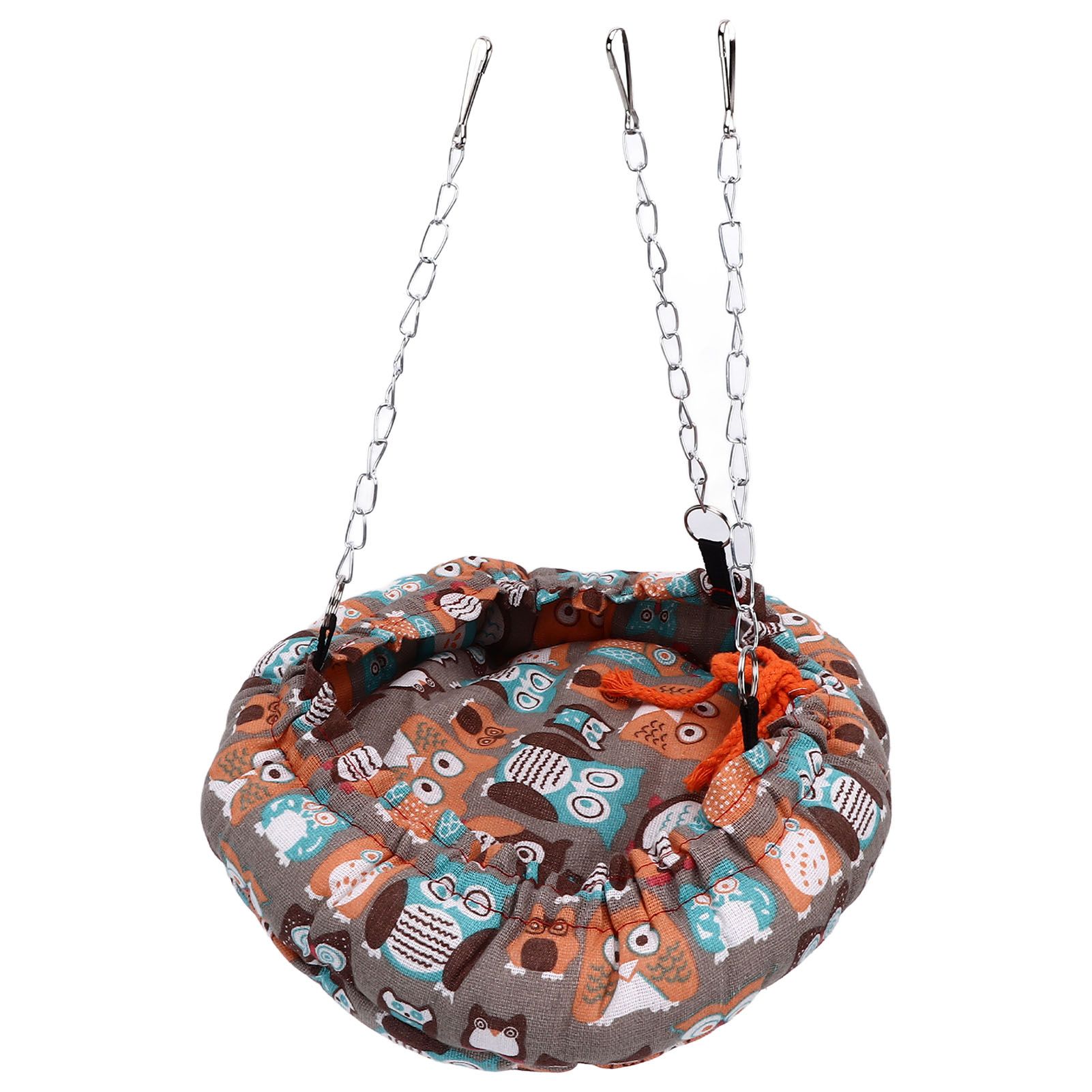 Bird Bed Safe Warm Soft Plush Easy Storage Space Saving Easy Cleaning Suspensible Design Bird Nest for Home Travel - Image 5