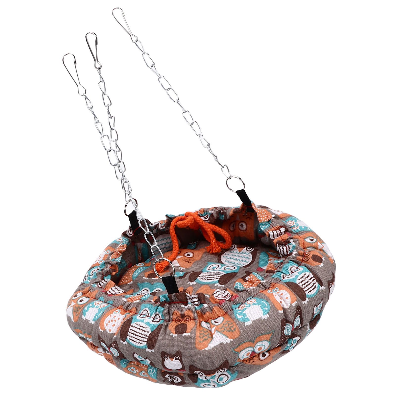 Bird Bed Safe Warm Soft Plush Easy Storage Space Saving Easy Cleaning Suspensible Design Bird Nest for Home Travel - Image 7