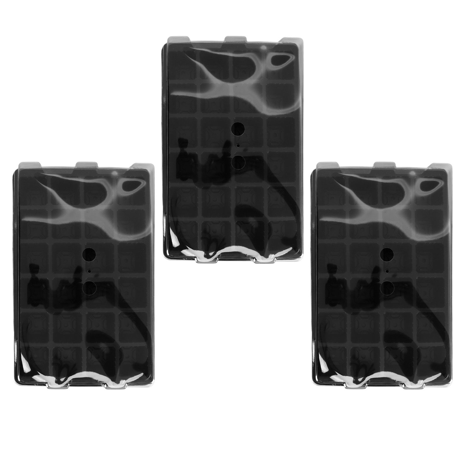 3Set 24 Hole Plant Growing Tray Propagation Tray Breathable Seedling Plate Garden Nursery Tray - Image 8