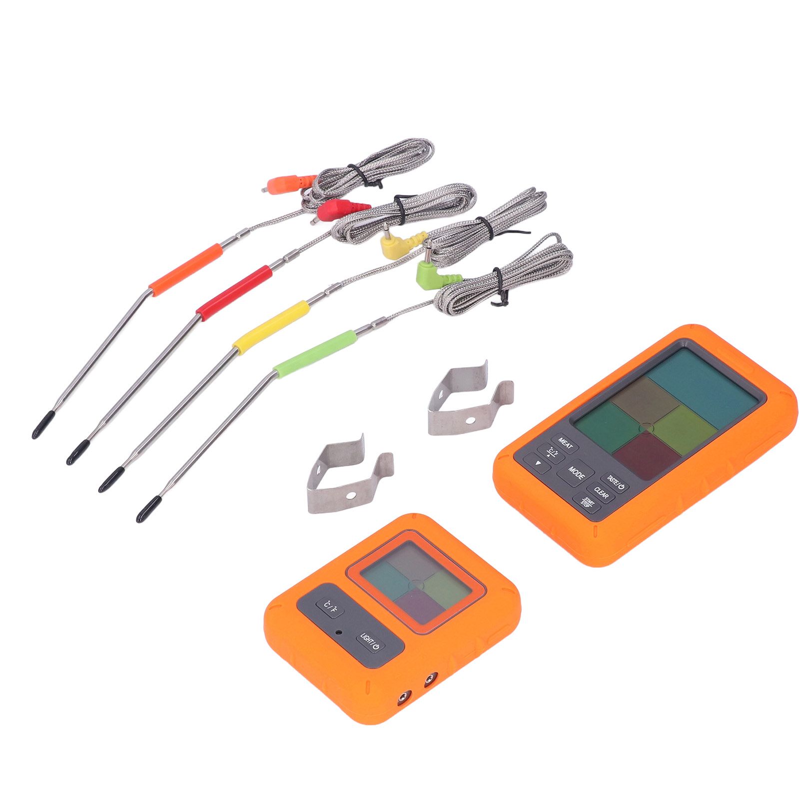 Wireless Meat Thermometer Digital BBQ Thermometer with 4 Probes for Kitchen Cooking Oven Grilling Smoking - Image 2