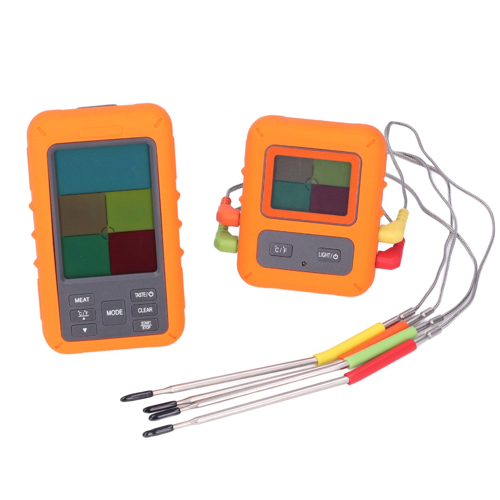 Wireless Meat Thermometer Digital BBQ Thermometer with 4 Probes for Kitchen Cooking Oven Grilling Smoking - Image 3