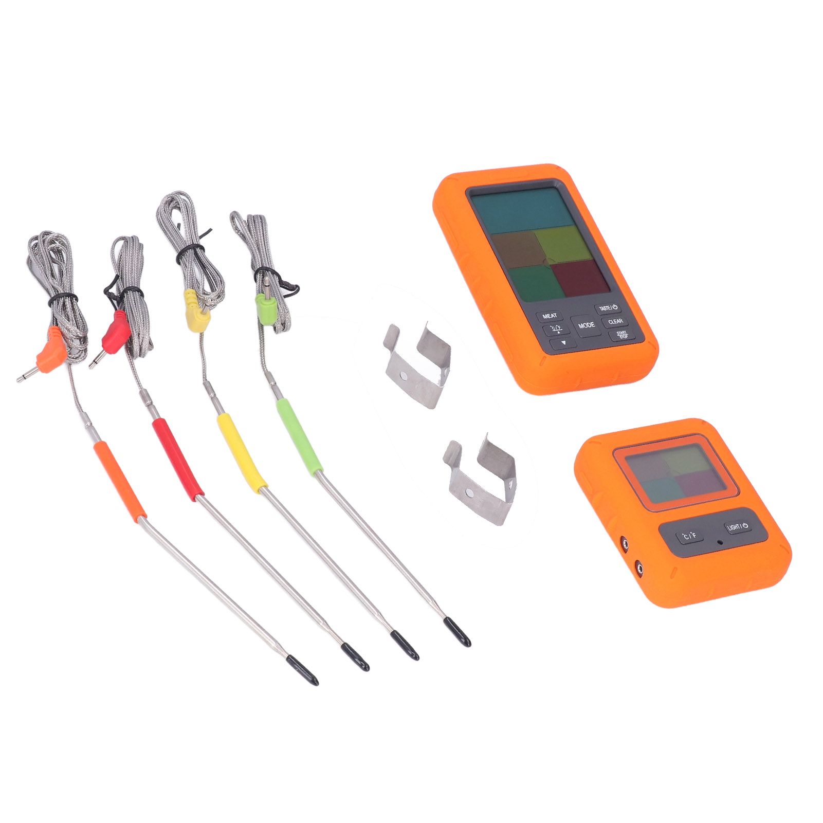 Wireless Meat Thermometer Digital BBQ Thermometer with 4 Probes for Kitchen Cooking Oven Grilling Smoking - Image 4