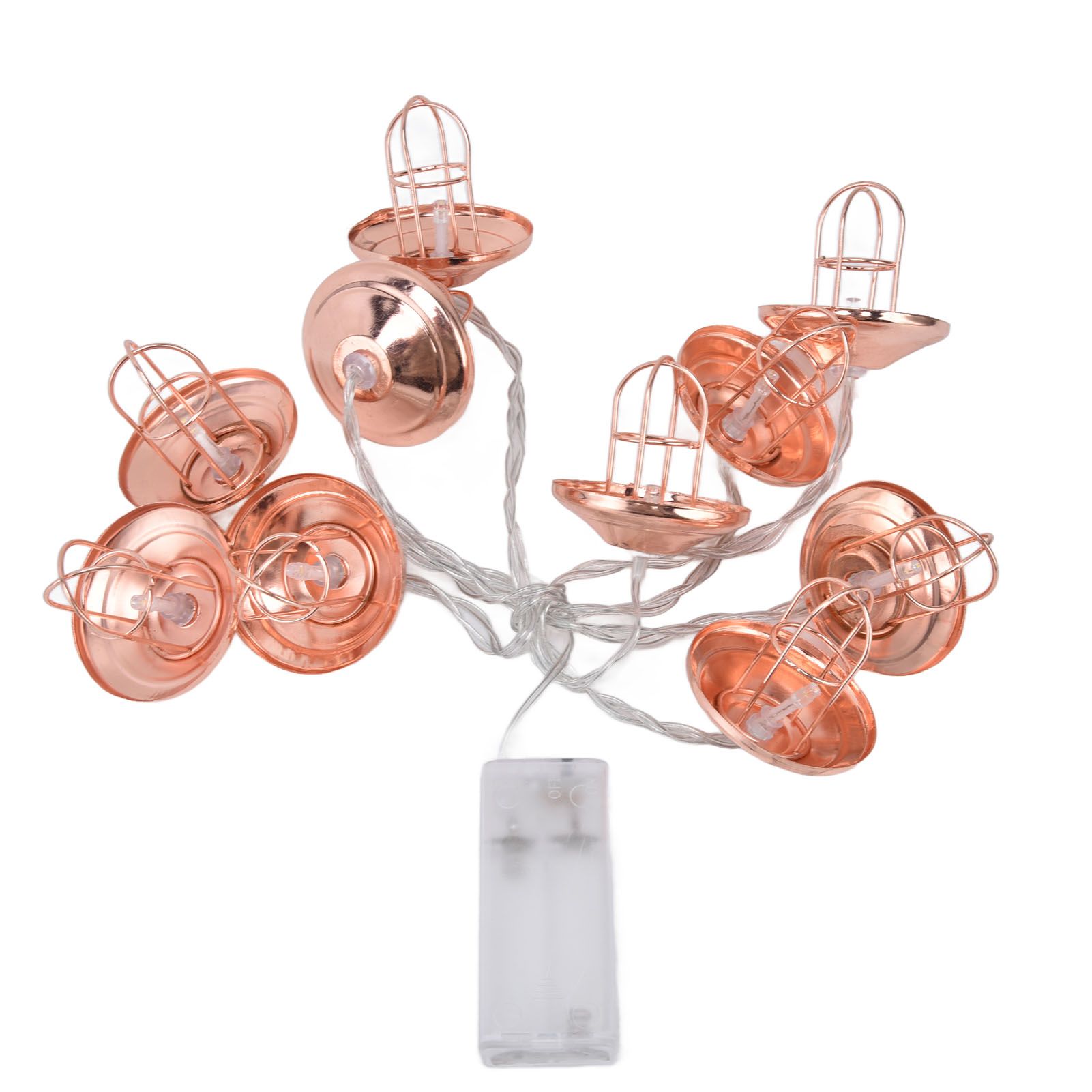 LED String Light Energy Saving Battery Operated LED Hollow String Lamp for Outdoor Picnic Camping - Image 1