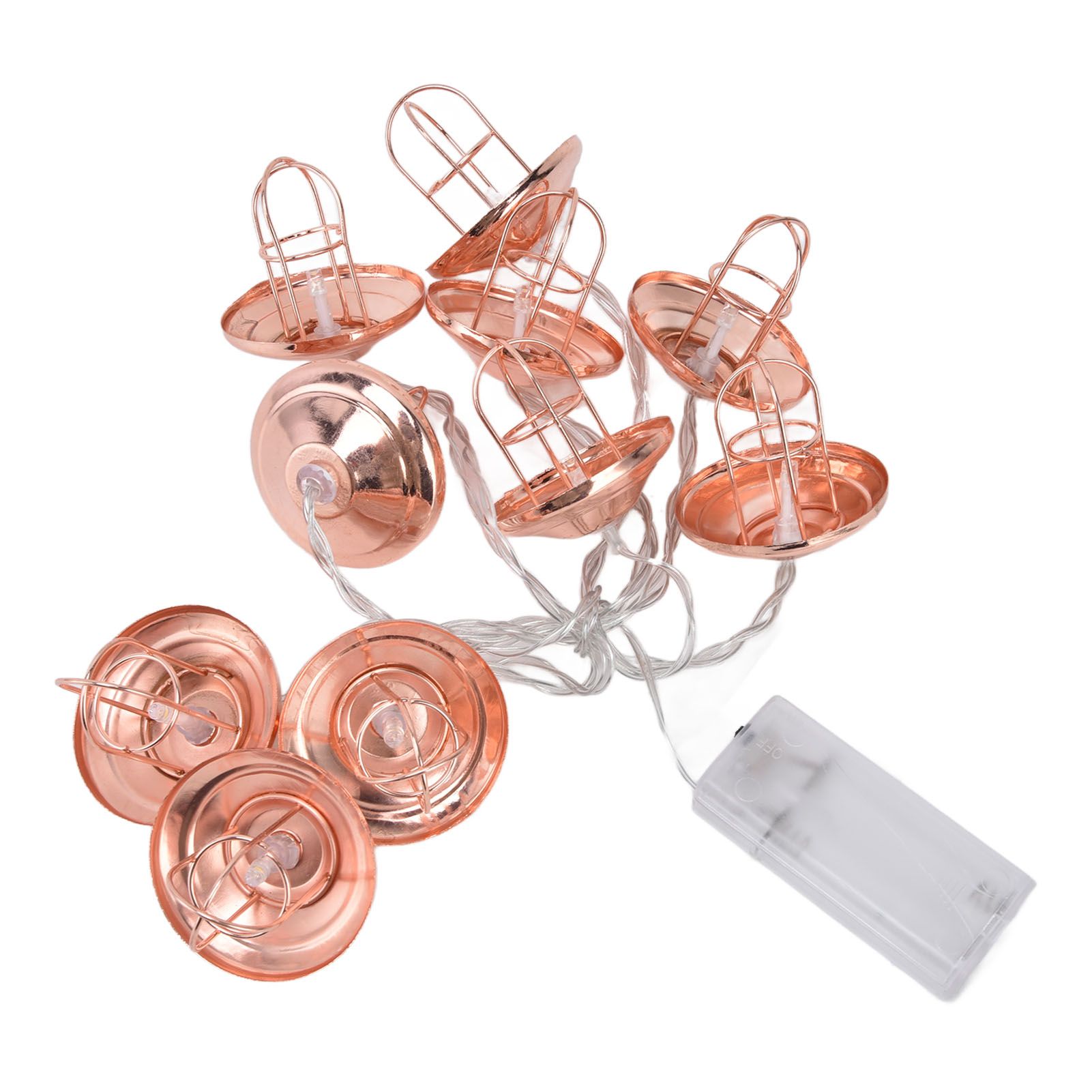 LED String Light Energy Saving Battery Operated LED Hollow String Lamp for Outdoor Picnic Camping - Image 2